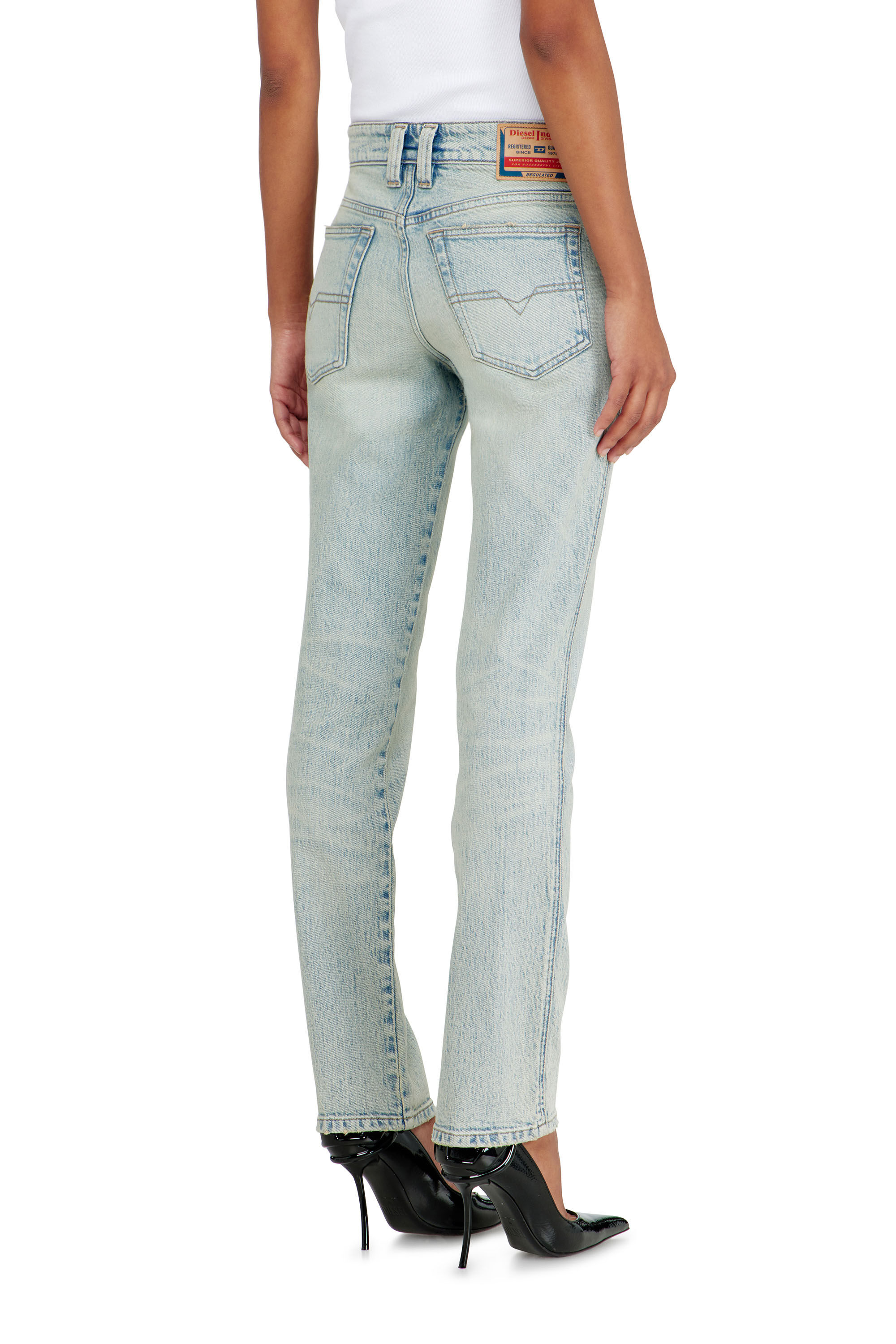 Diesel - Slim Jeans 1992 D-Jiann 0KBBK Mujer, Azul Claro - 5