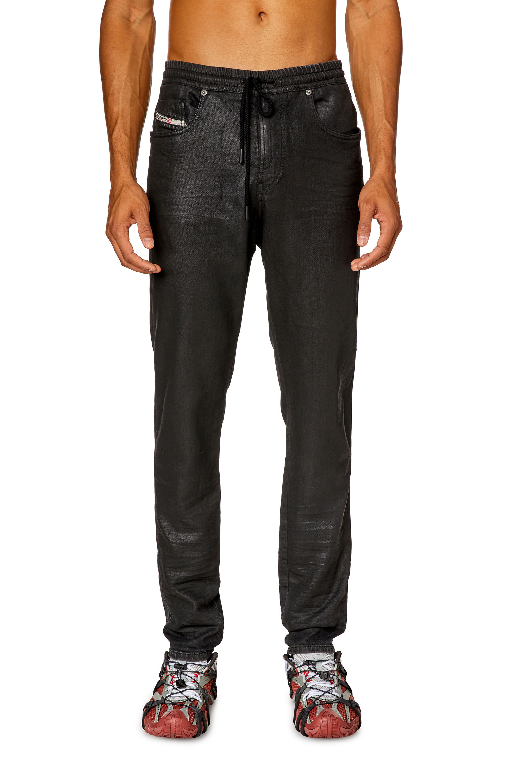 Men s Slim Jeans Black Dark grey Diesel 2060 D Strukt Joggjeans