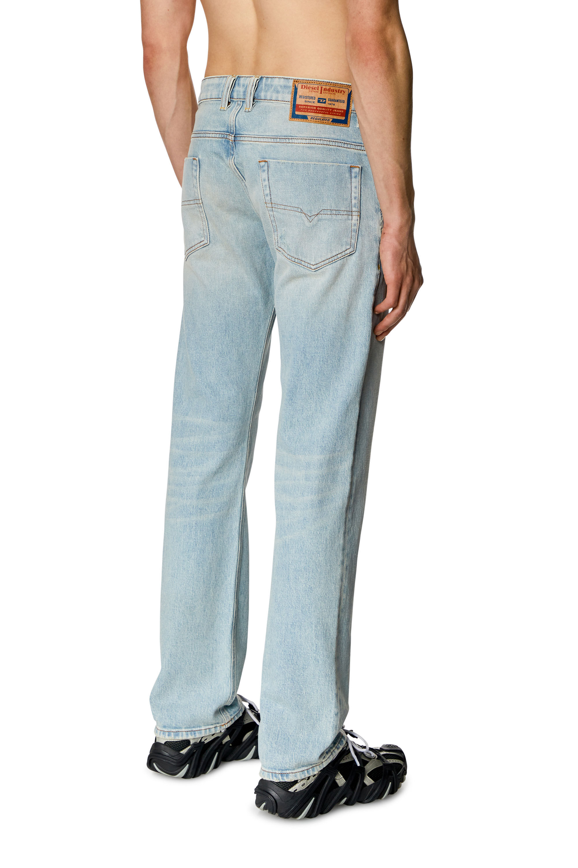 Diesel - Regular Jeans Safado 09H41 Hombre, Azul Claro - 4
