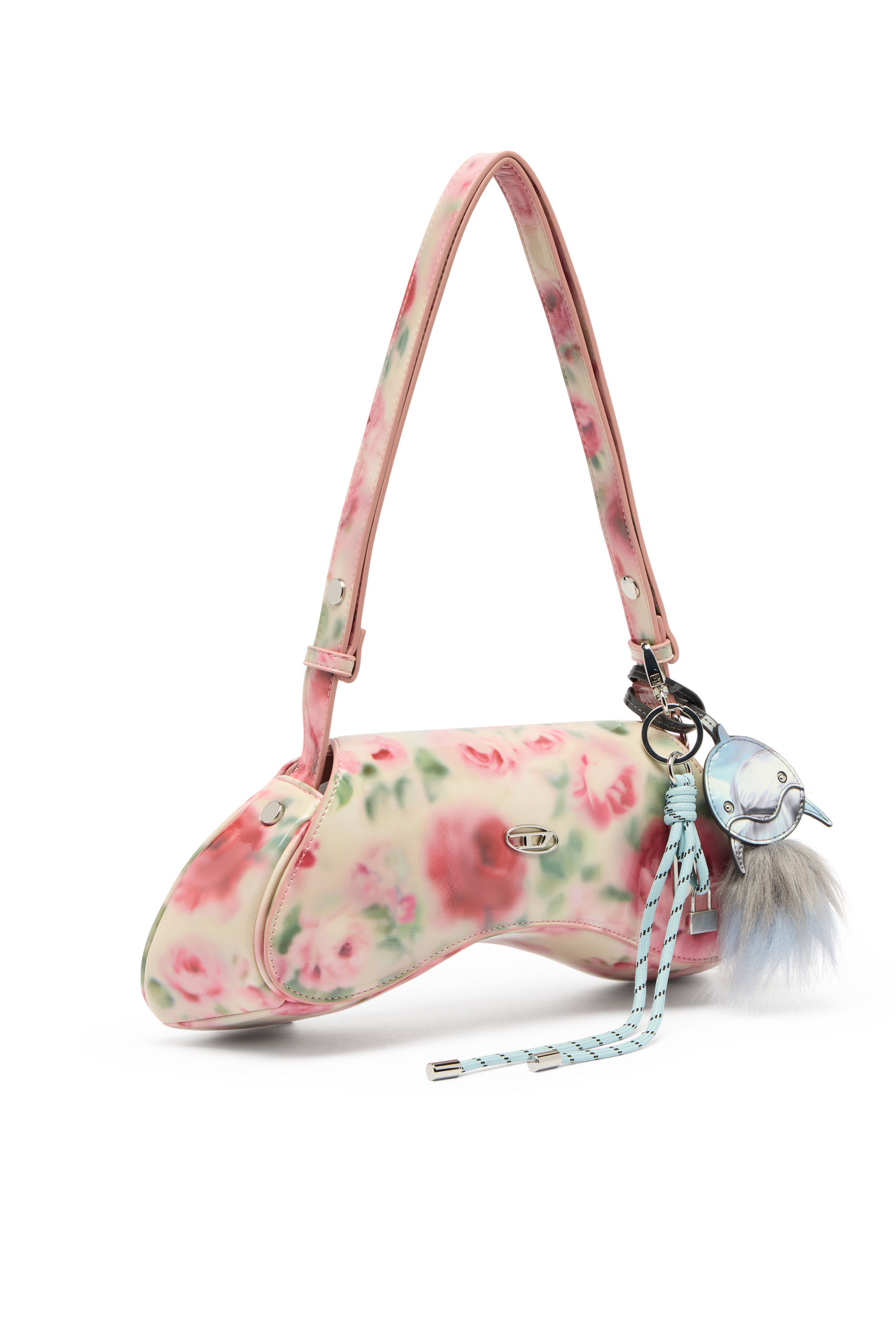 Diesel - PLAY CROSSBODY, Play-Talego con estampado de logotipo deste&ntilde;ido Mujer in Multicolor - 6