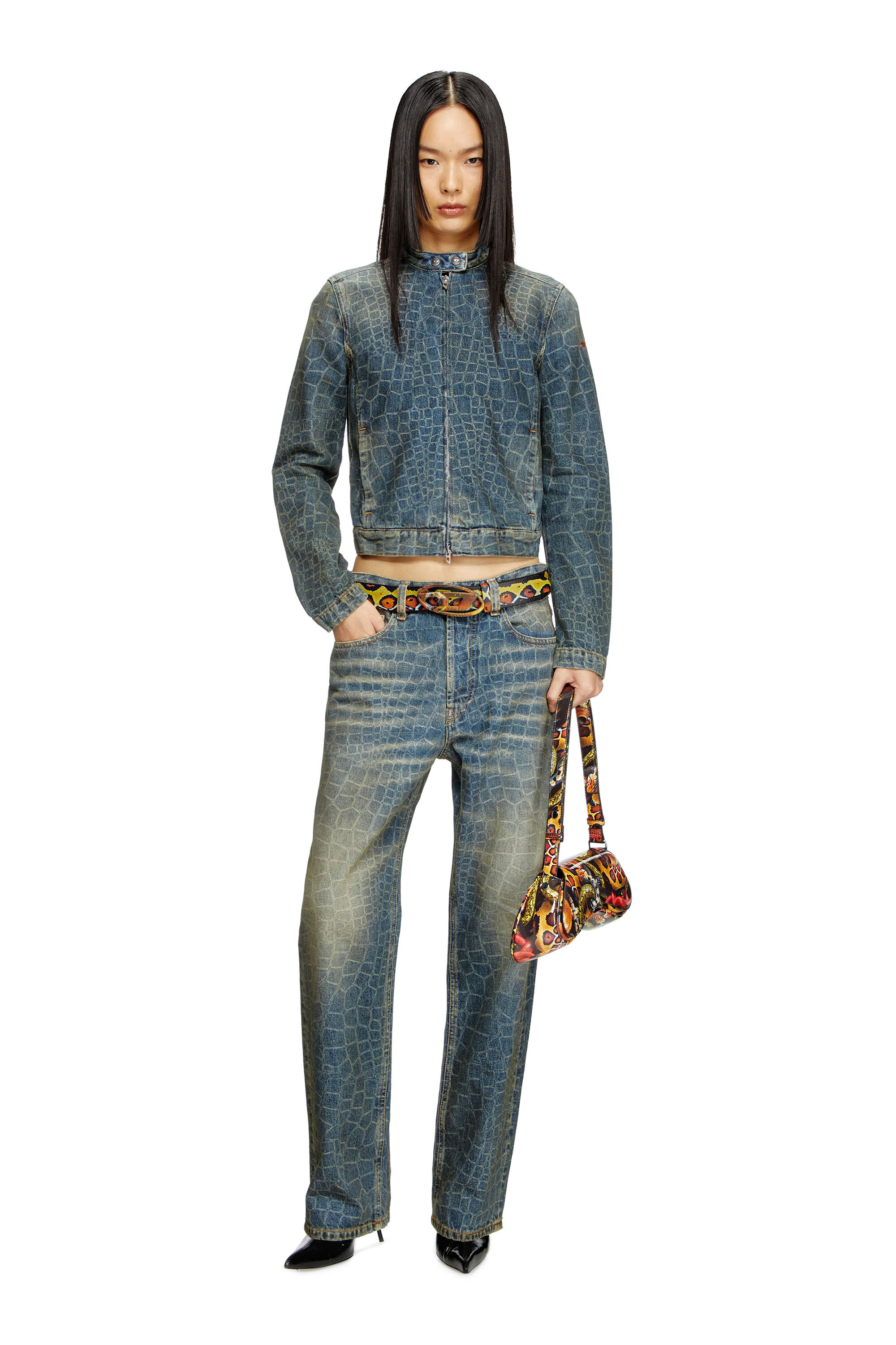 Diesel - Regular Jeans 1988 D-Ark 007BU Mujer, Azul Oscuro - 1