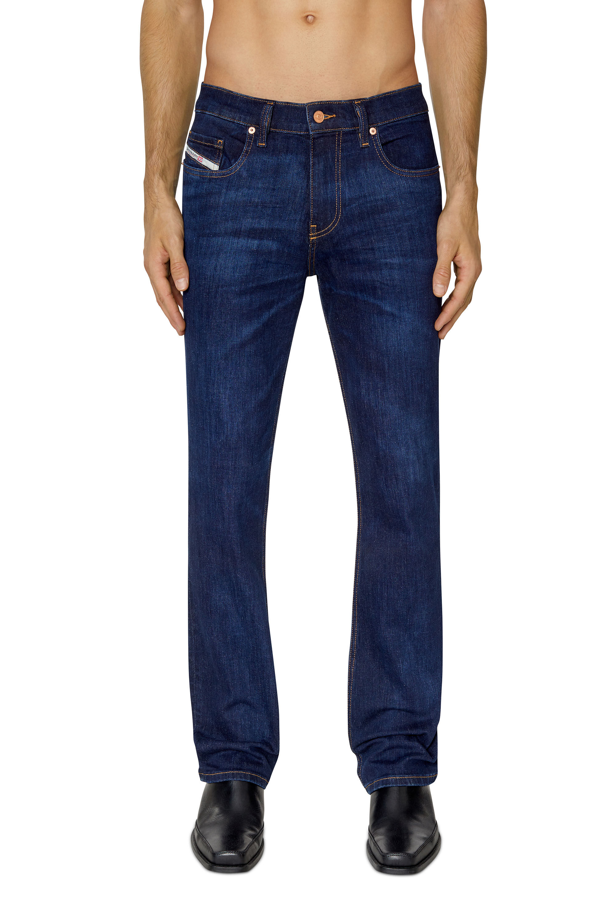 Diesel - 2021 0GDAO Bootcut Jeans, Azul Oscuro - Image 3