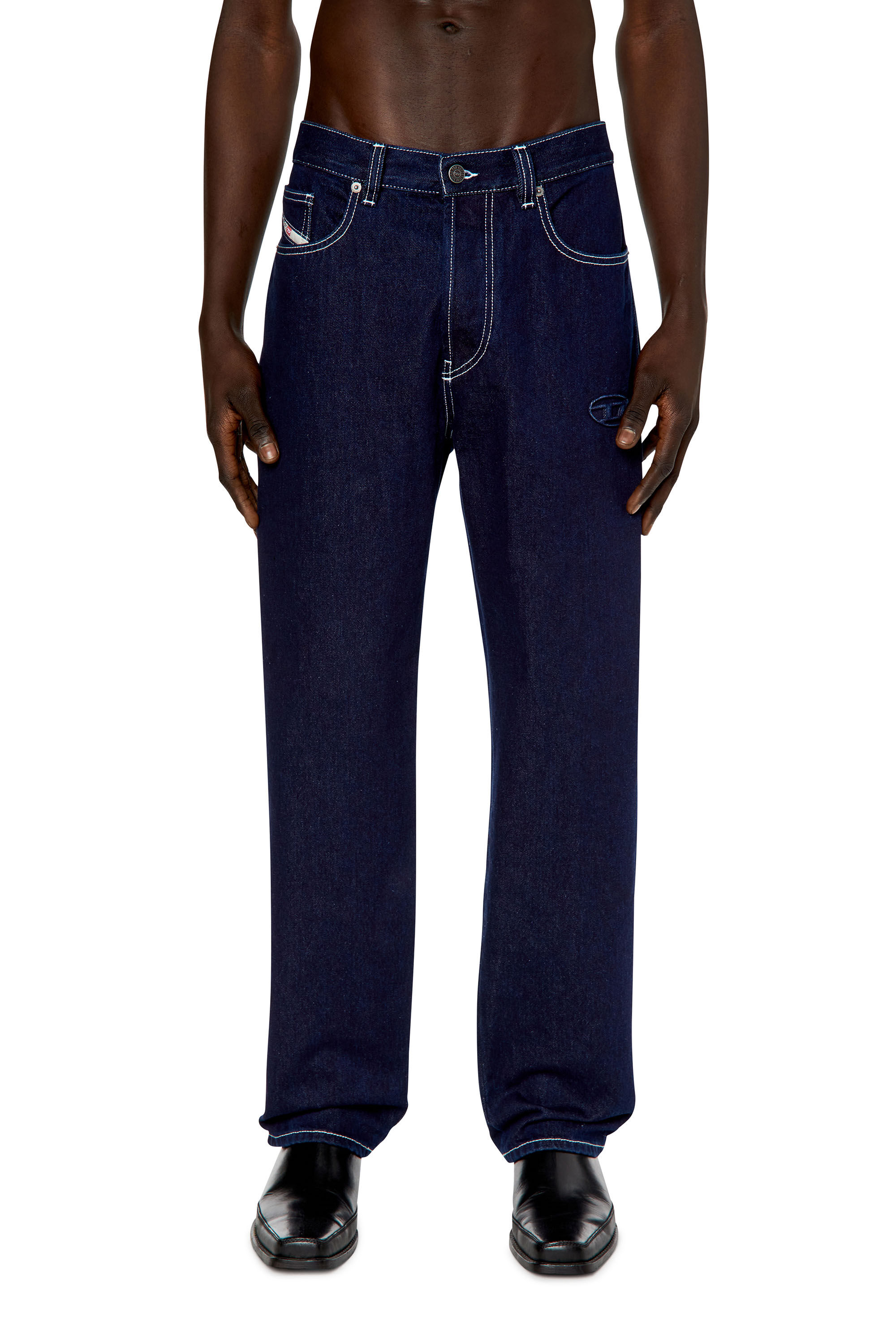 Diesel - 2010 D-Macs 09F19 Straight Jeans, Azul Oscuro - Image 3