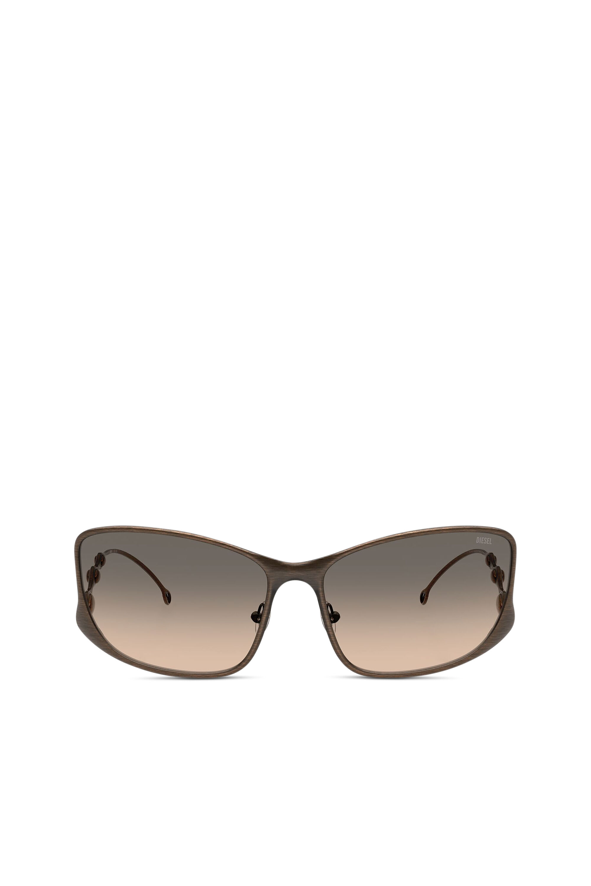Diesel - 0DL1013, Gafas rectangulares Unisex in Marrón - 1