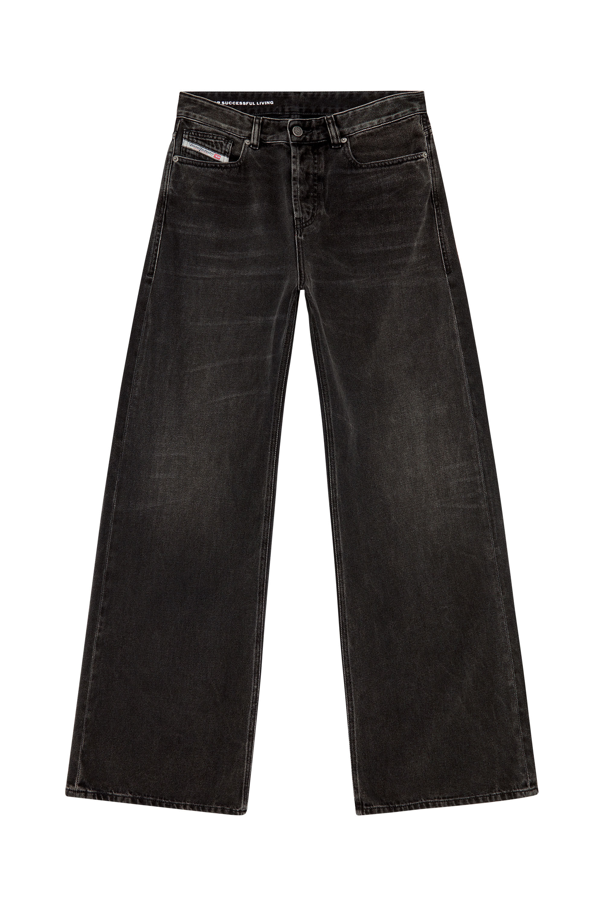 Diesel - Straight Jeans 1996 D-Sire 09J96, Black/Dark grey - Image 2