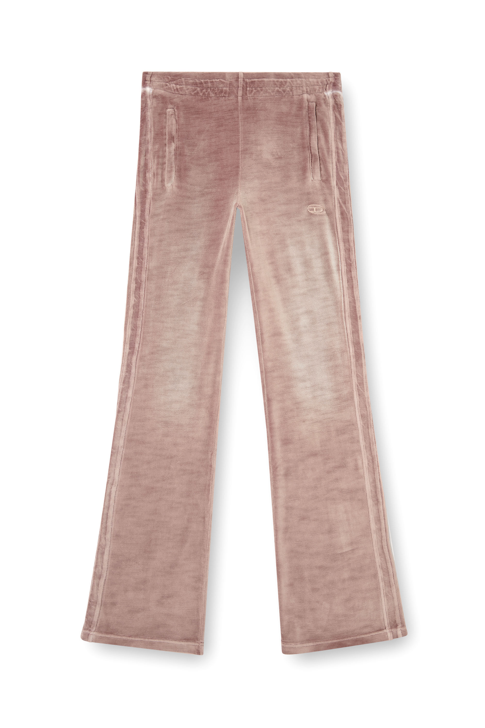 Diesel - P-ELY-Q1, Pantalones deportivos de pernera ancha Mujer in Rosa - 2