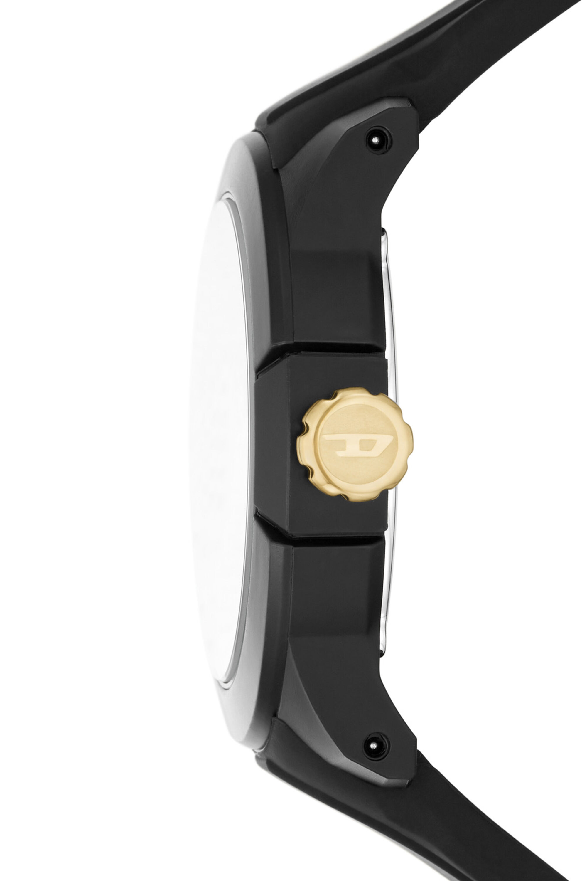 DZ1997 : Reloj Double Up de silicona negra | Diesel