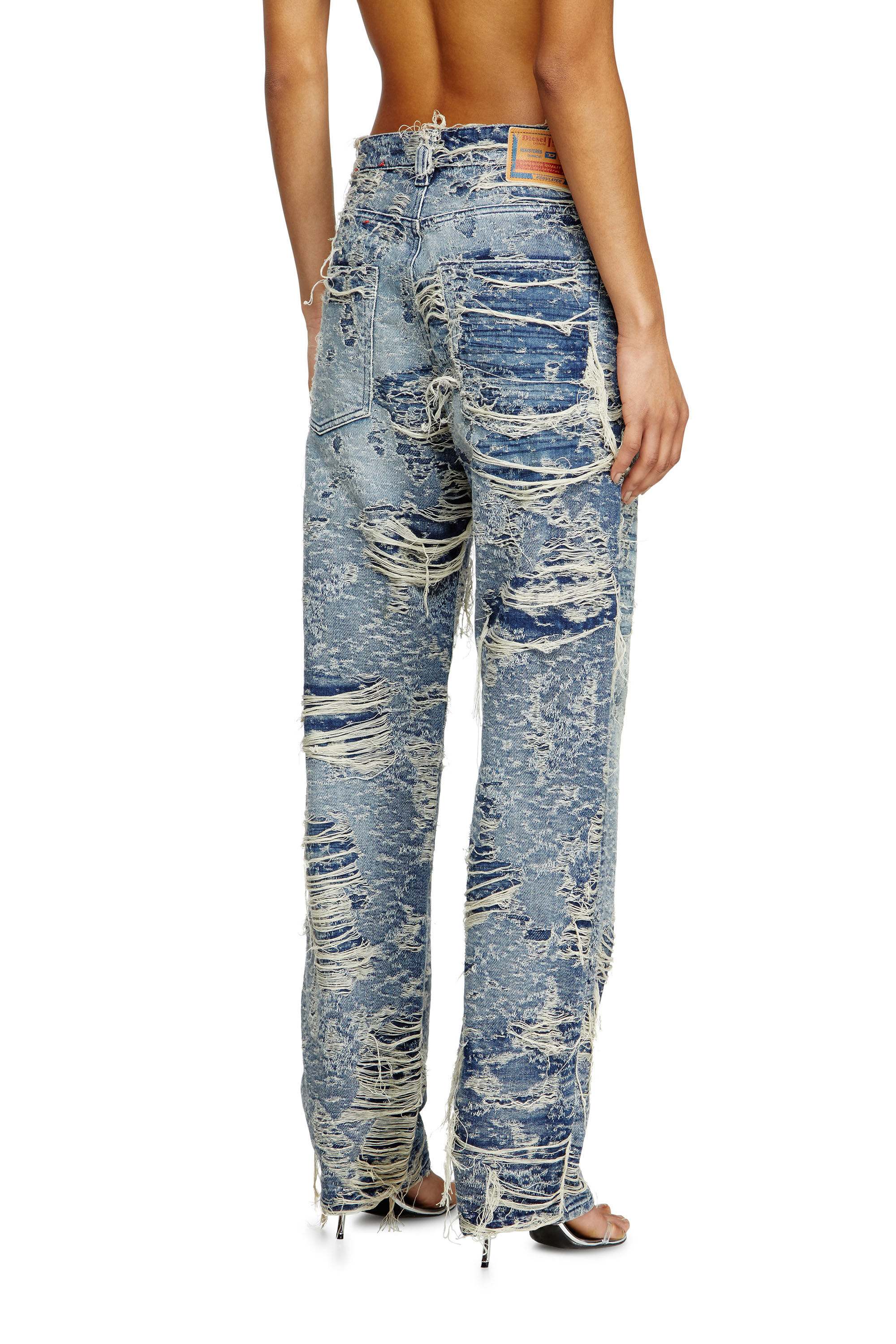 Diesel - Regular Jeans 1988 D-Ark 09M04 Mujer, Azul medio - 4