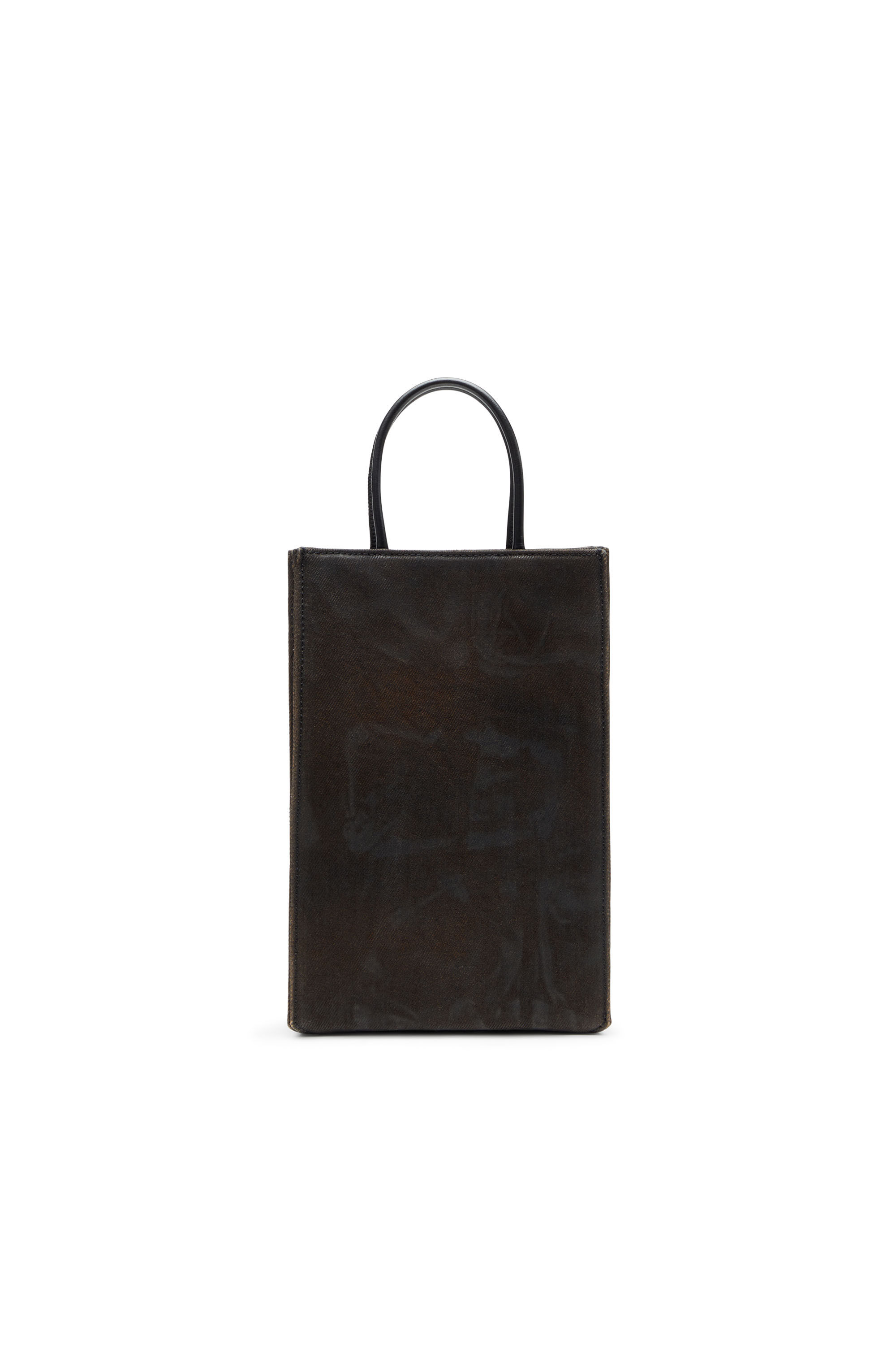 Diesel - LES SHOPPERS SHOPPER M X, Les Shoppers-Bolso tote de denim recubierto en relieve Hombre in Negro - 3