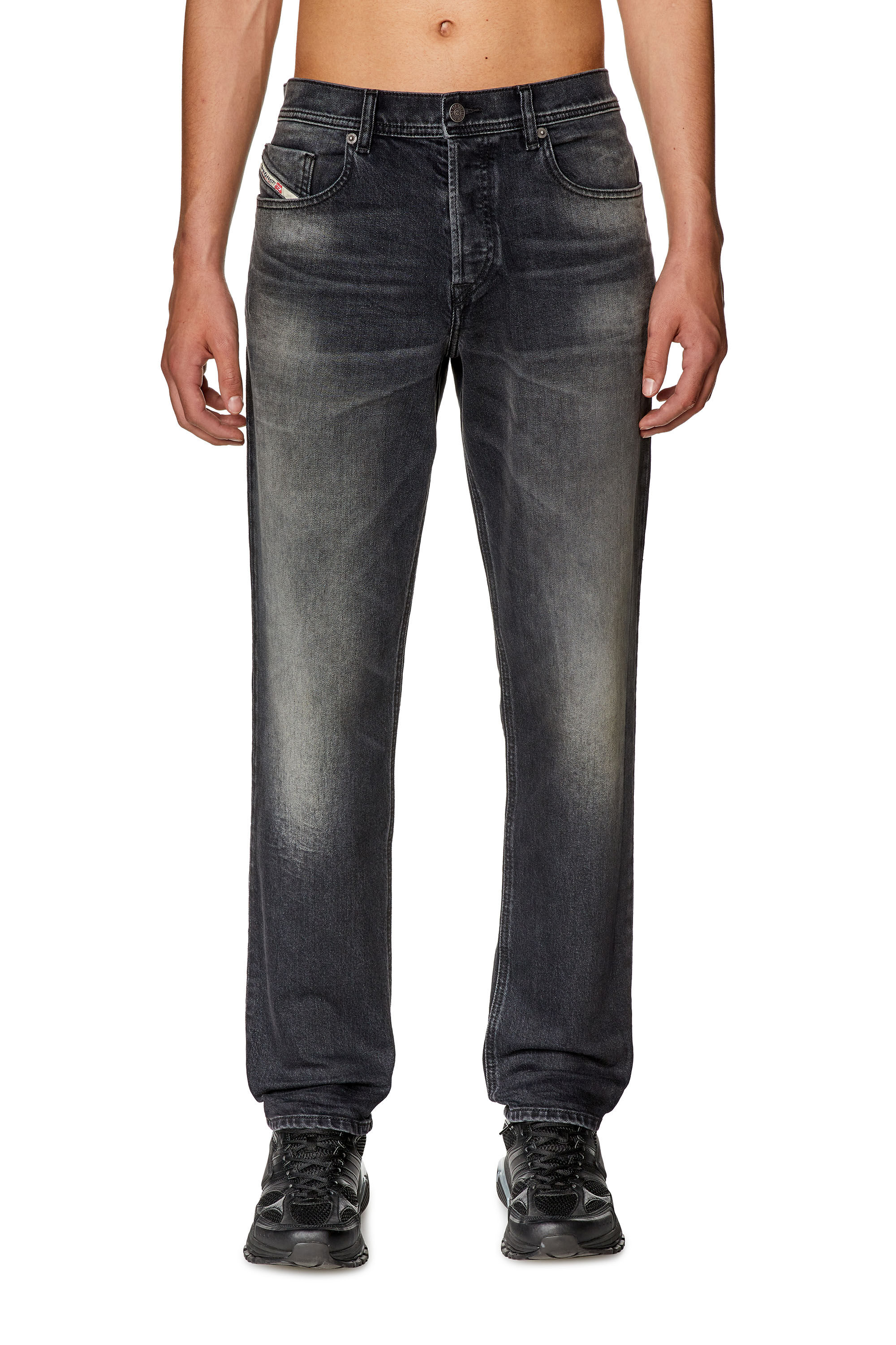 Diesel - Tapered Jeans 2023 D-Finitive 09G20, Negro/Gris oscuro - Image 3