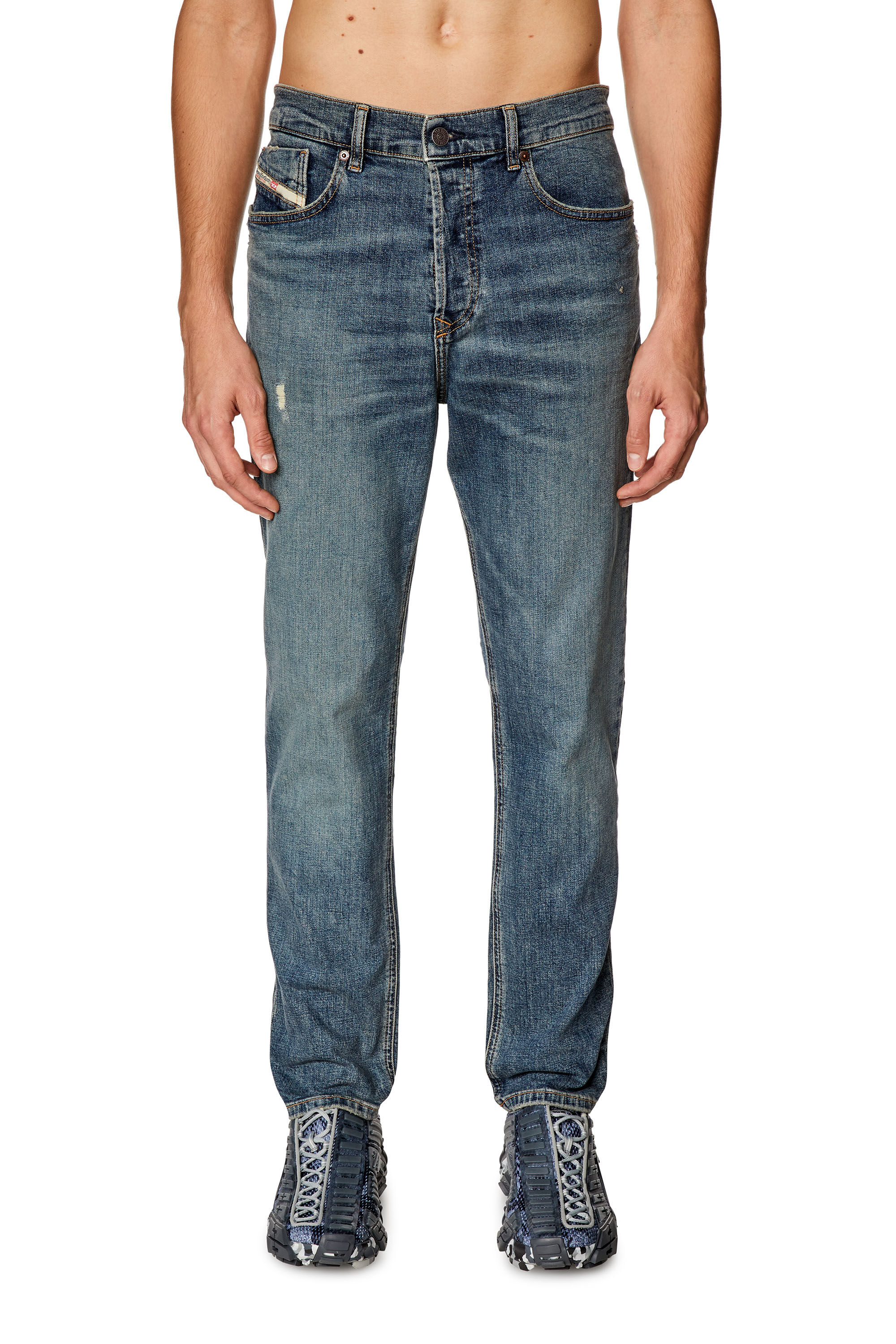 Diesel - Tapered Jeans 2005 D-Fining 0DQAC, Azul medio - Image 3
