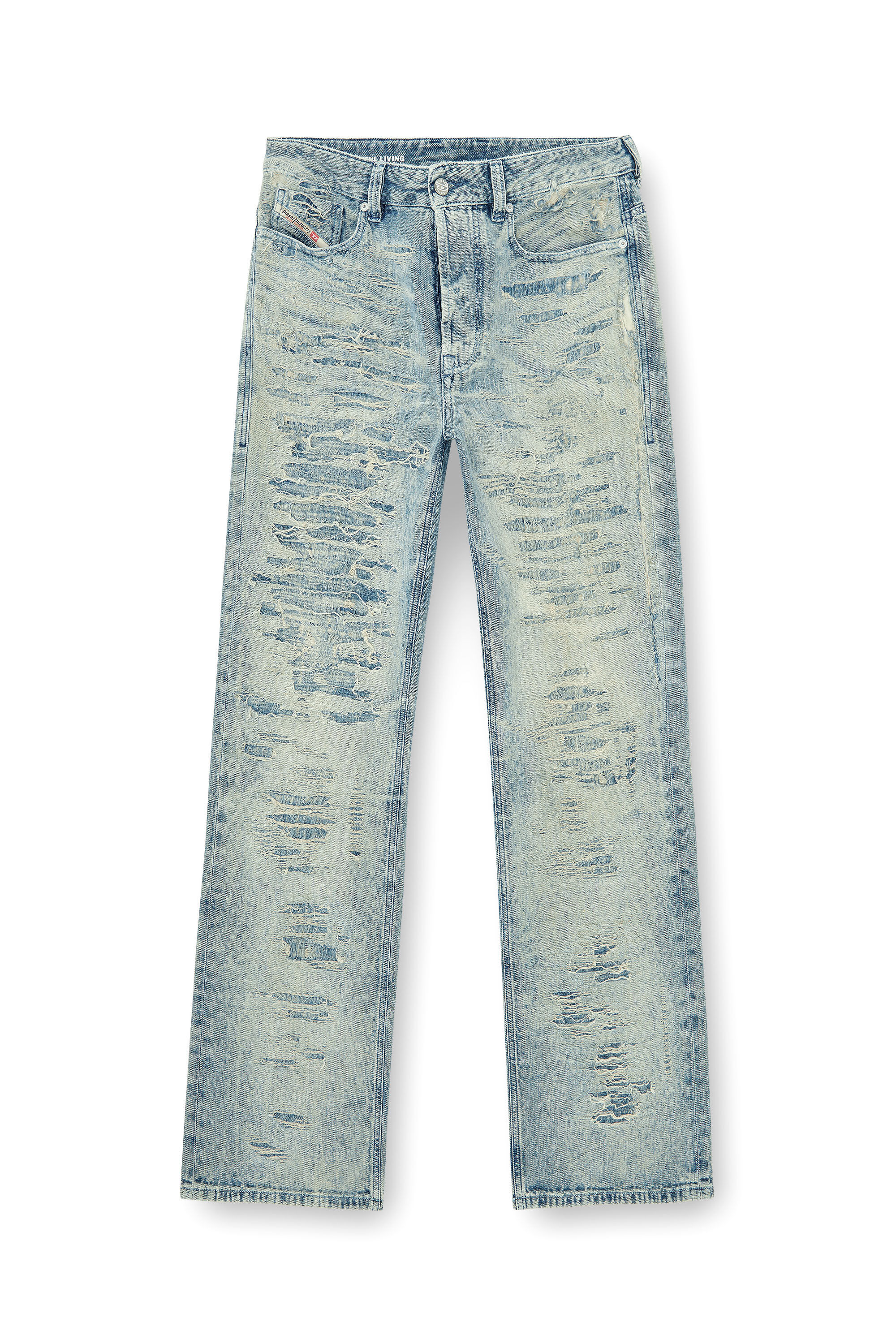 Diesel - Relaxed Jeans 1980 D-Eeper 068YM Hombre, Azul medio - 6