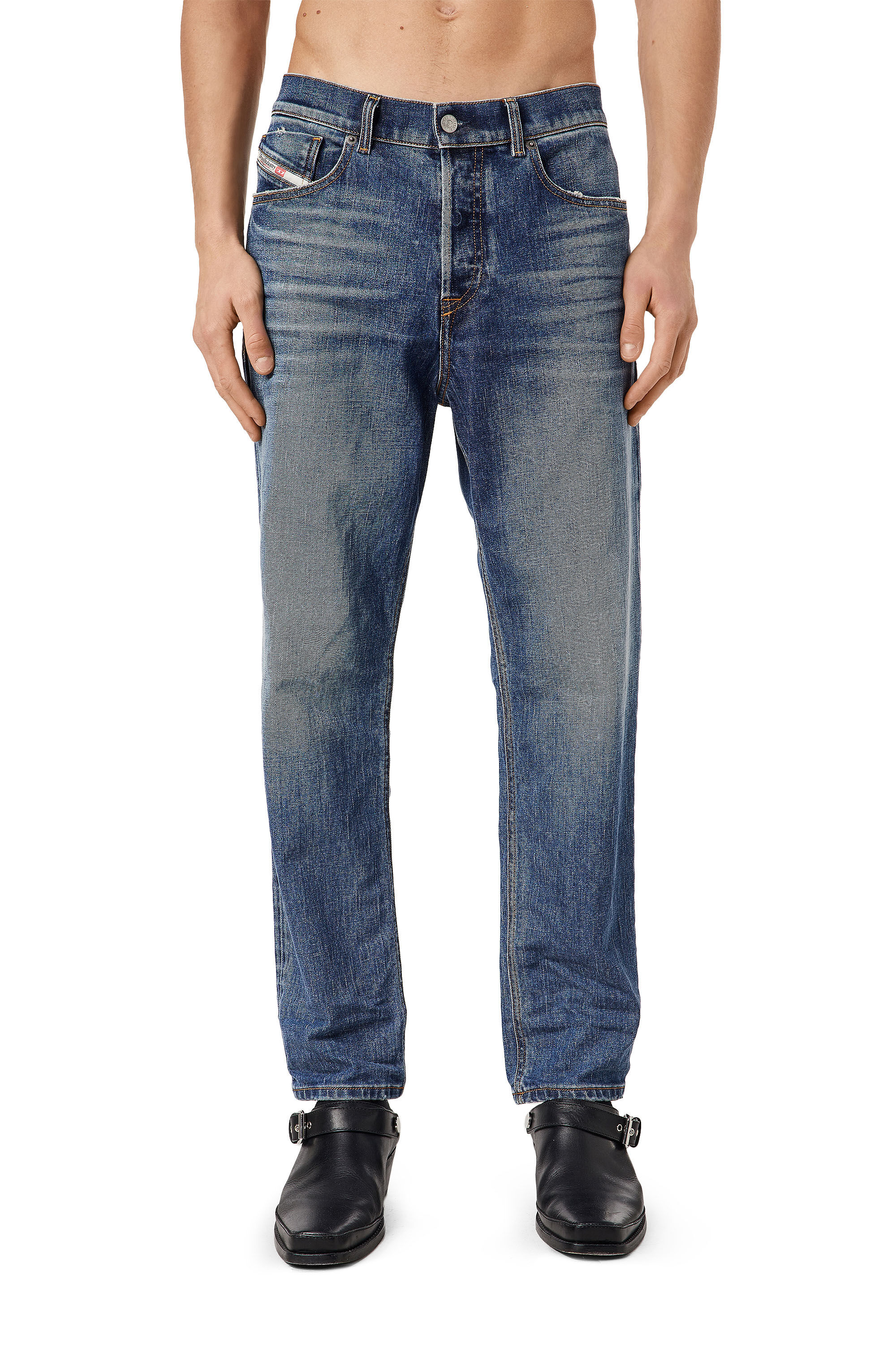 Diesel - 2005 D-FINING 09C61 Tapered Jeans, Azul medio - Image 3