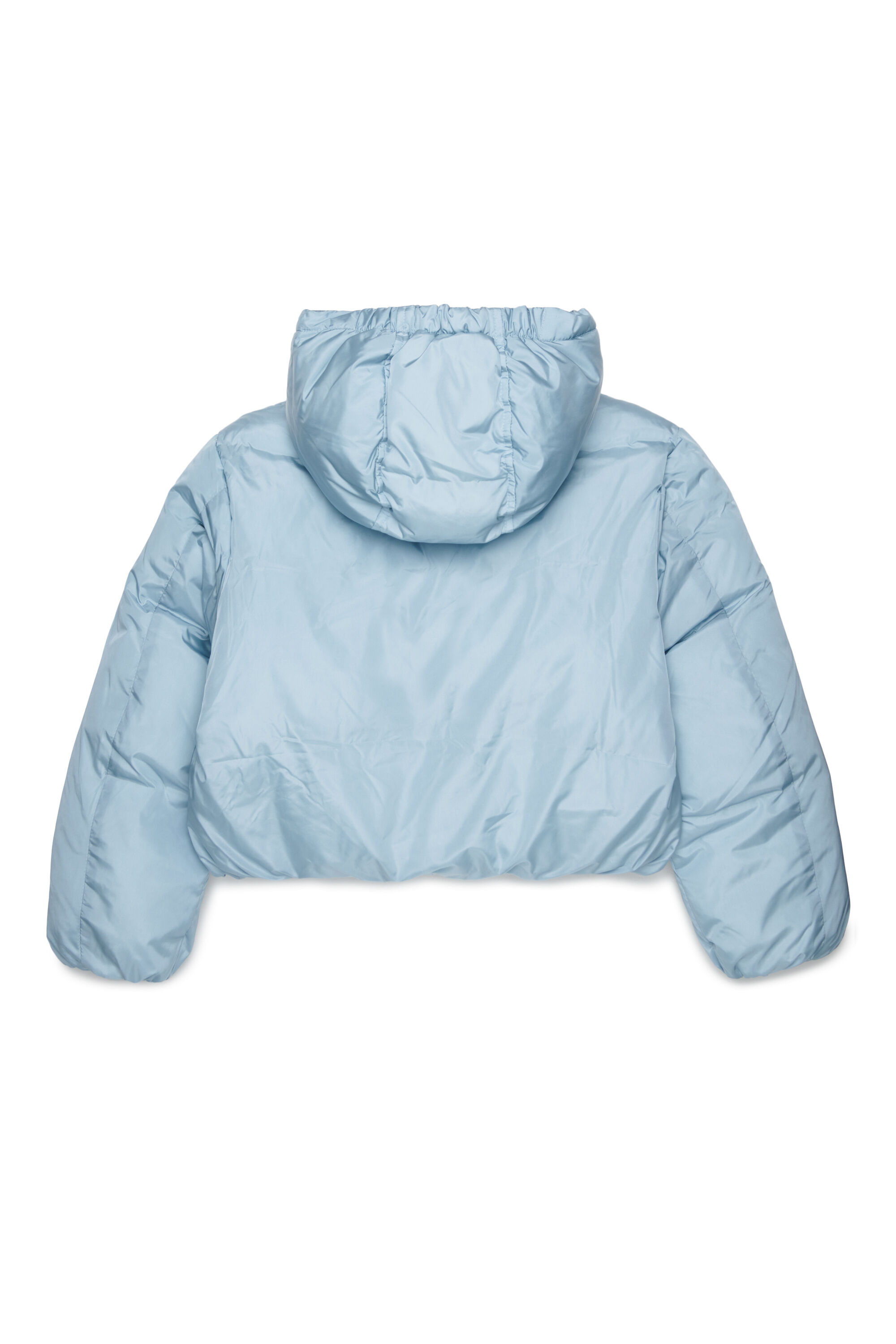 Diesel - JELKYM, Chaqueta acolchada con capucha Mujer in Azul marino - 2