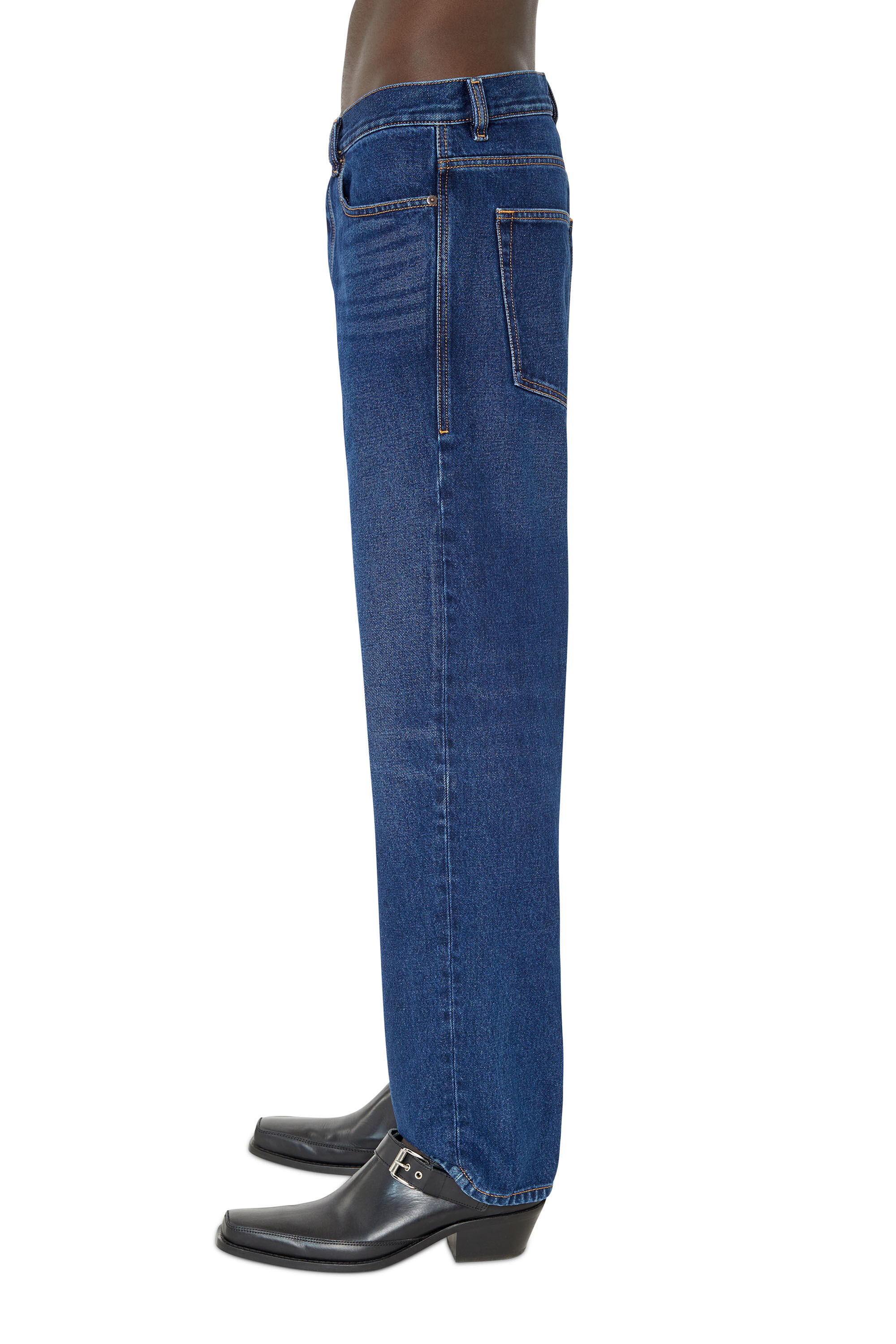 Diesel - 2010 007E6 Straight Jeans, Azul Oscuro - Image 5