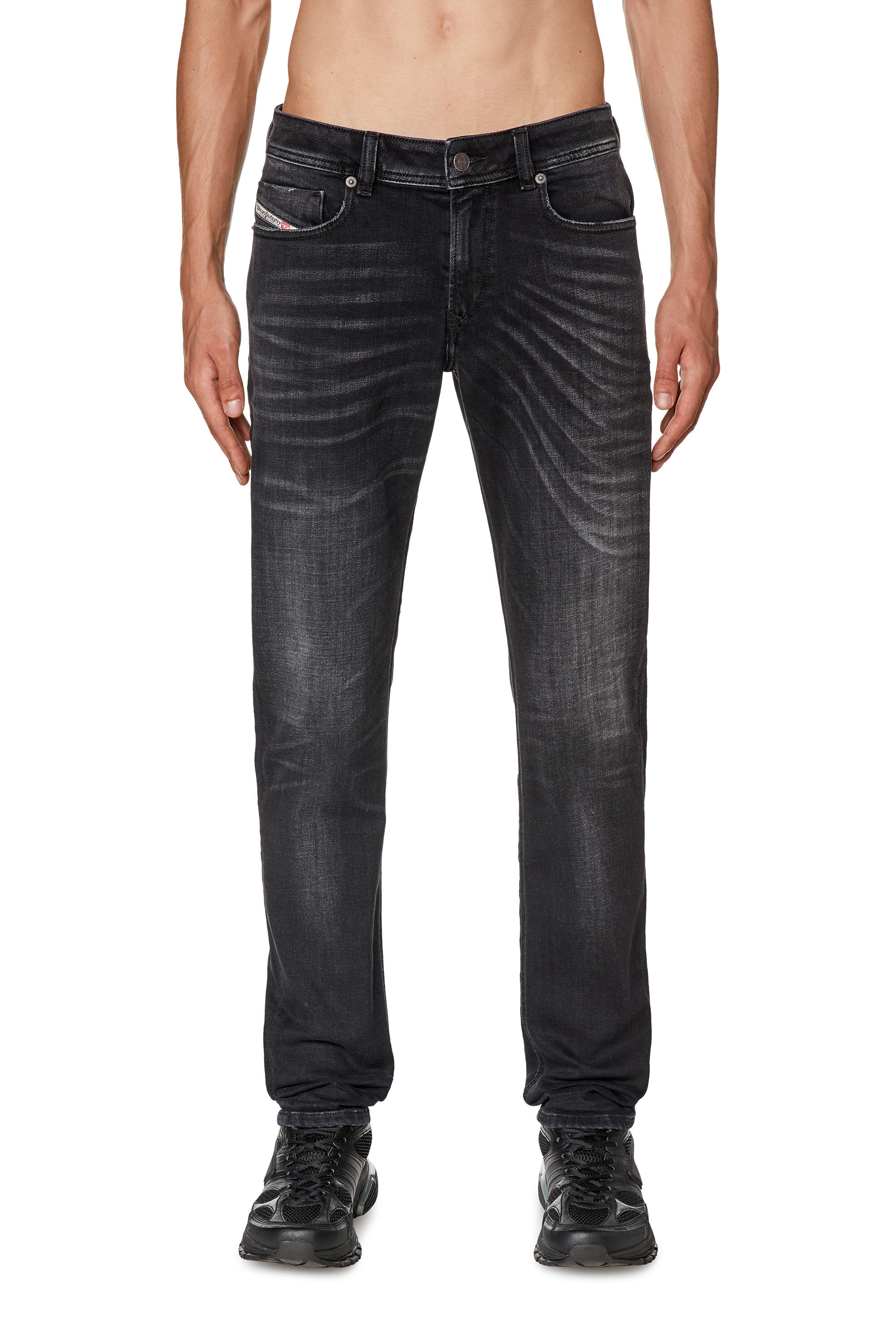 Vaqueros Hombre Skinny Negro Gris oscuro Diesel 1979 Sleenker