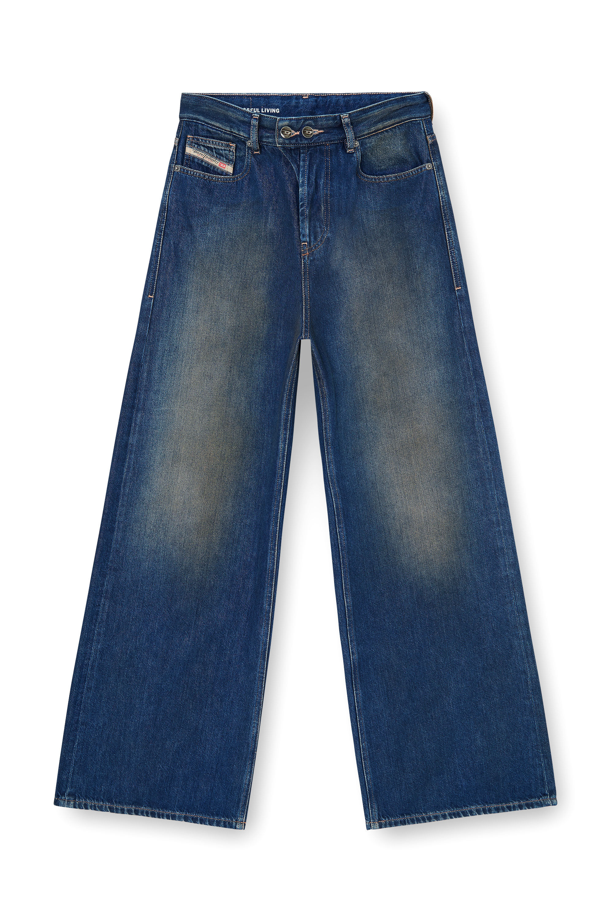Diesel - Relaxed Jeans 1996 D-Sire 09P47 Mujer, Azul Oscuro - 6