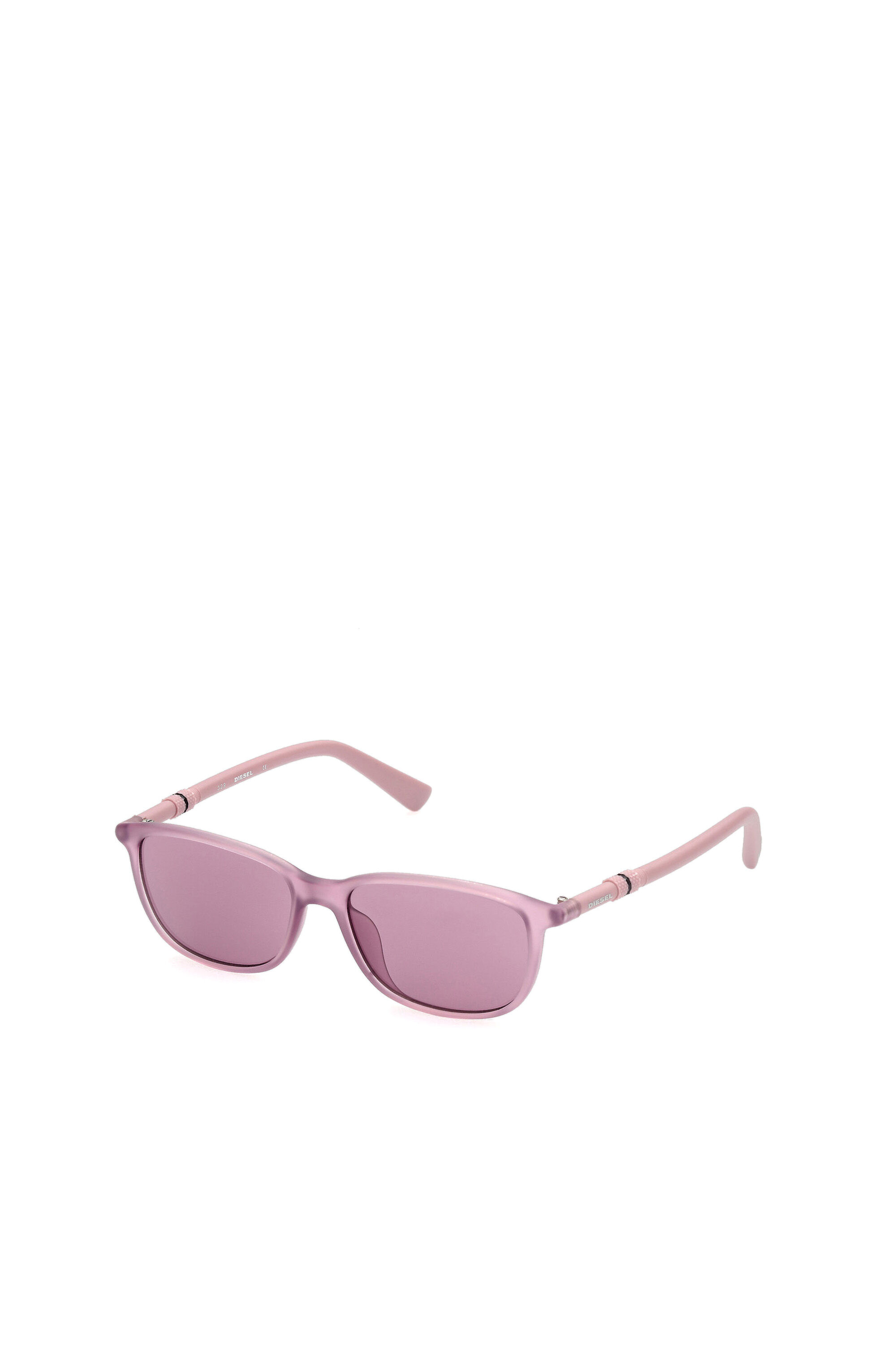 Diesel - DL0333, Montura inyectada con forma cuadrada Mujer in Rosa - 2