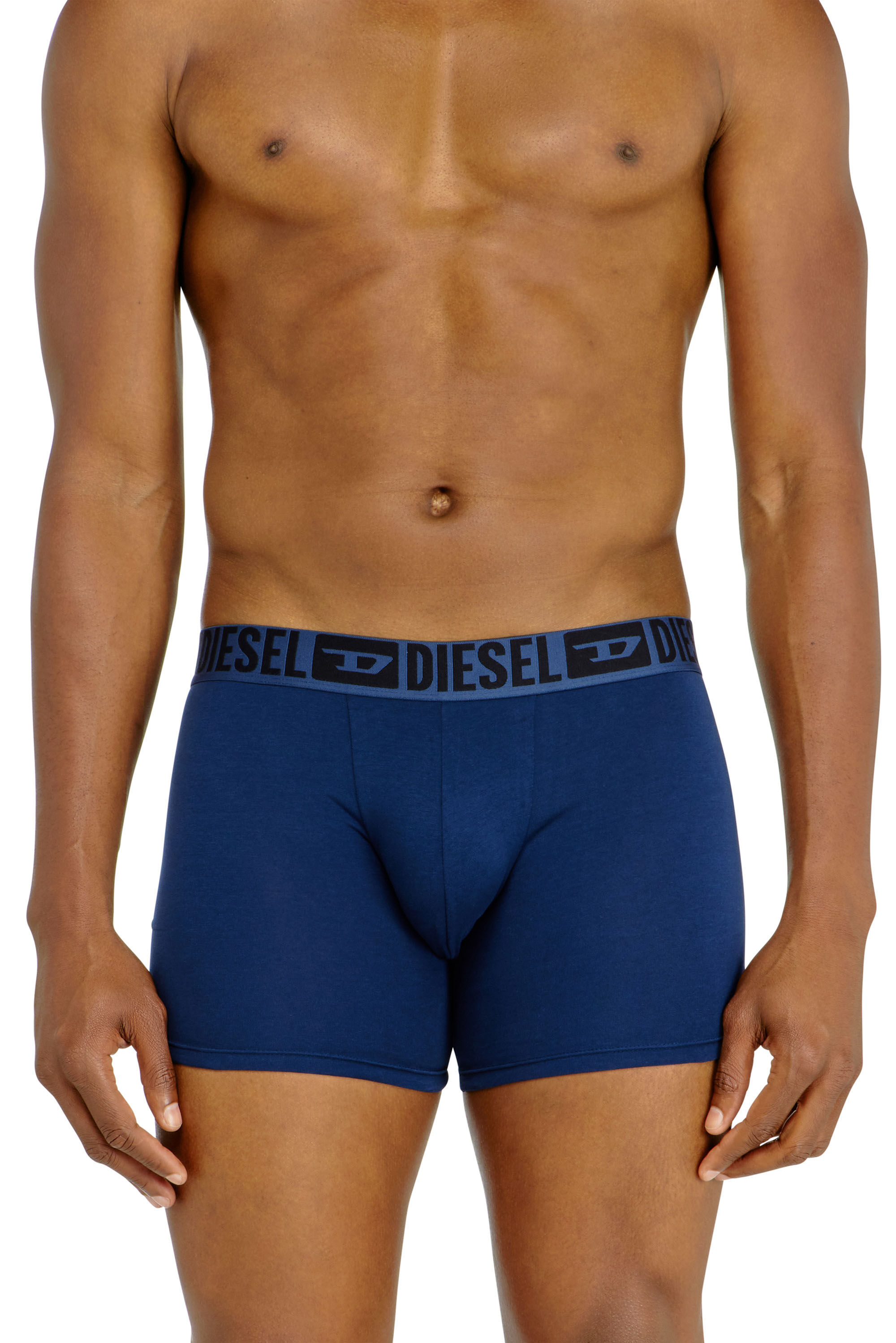 Diesel - SEBASTIAN-D-CORE-3PACK, Paquete de tres b&oacute;xers largos de algod&oacute;n stretch Hombre in Multicolor - 3