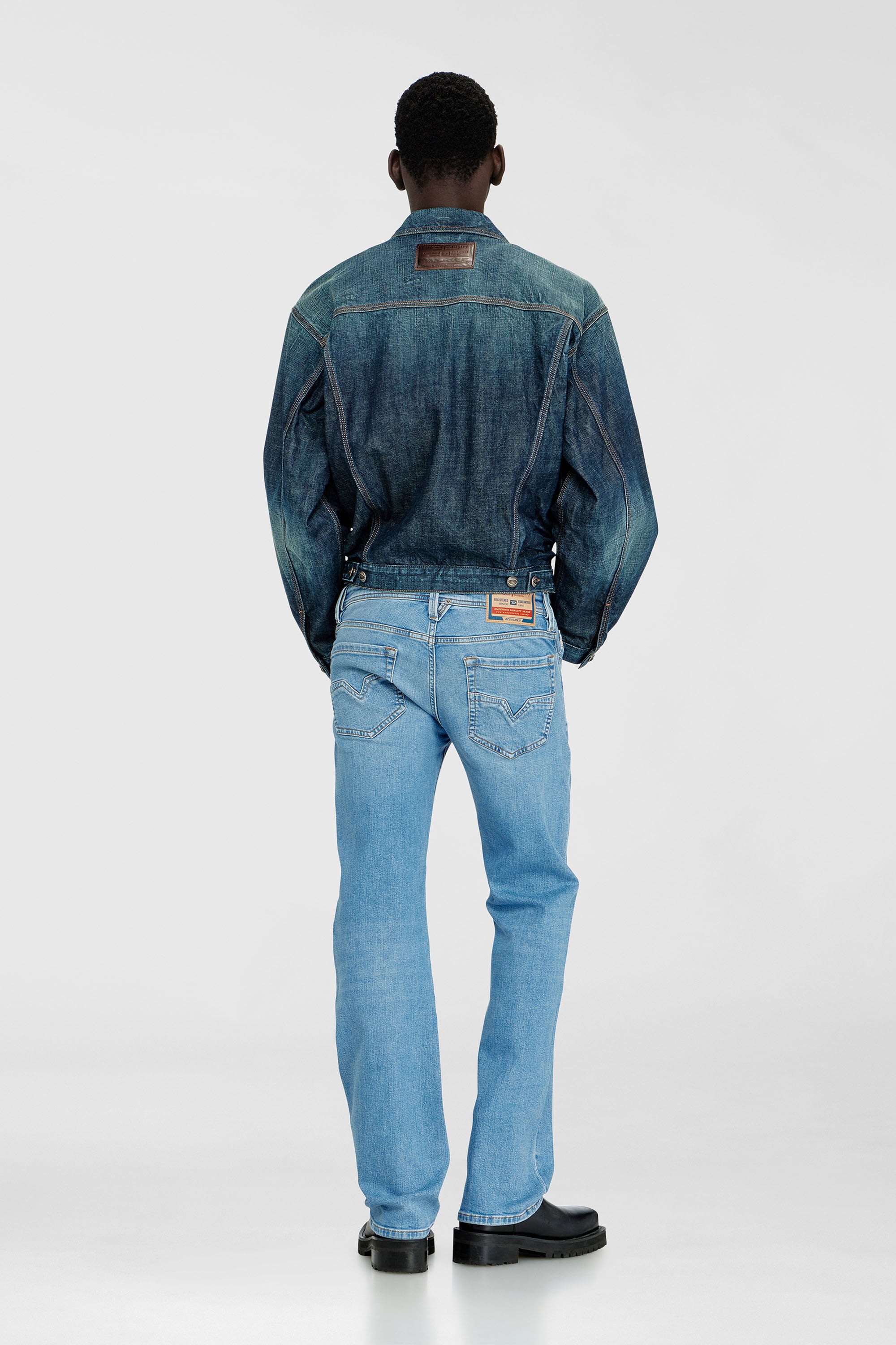 Diesel - Regular Jeans 1985 Larkee 0HDBJ Hombre, Azul Claro - 3