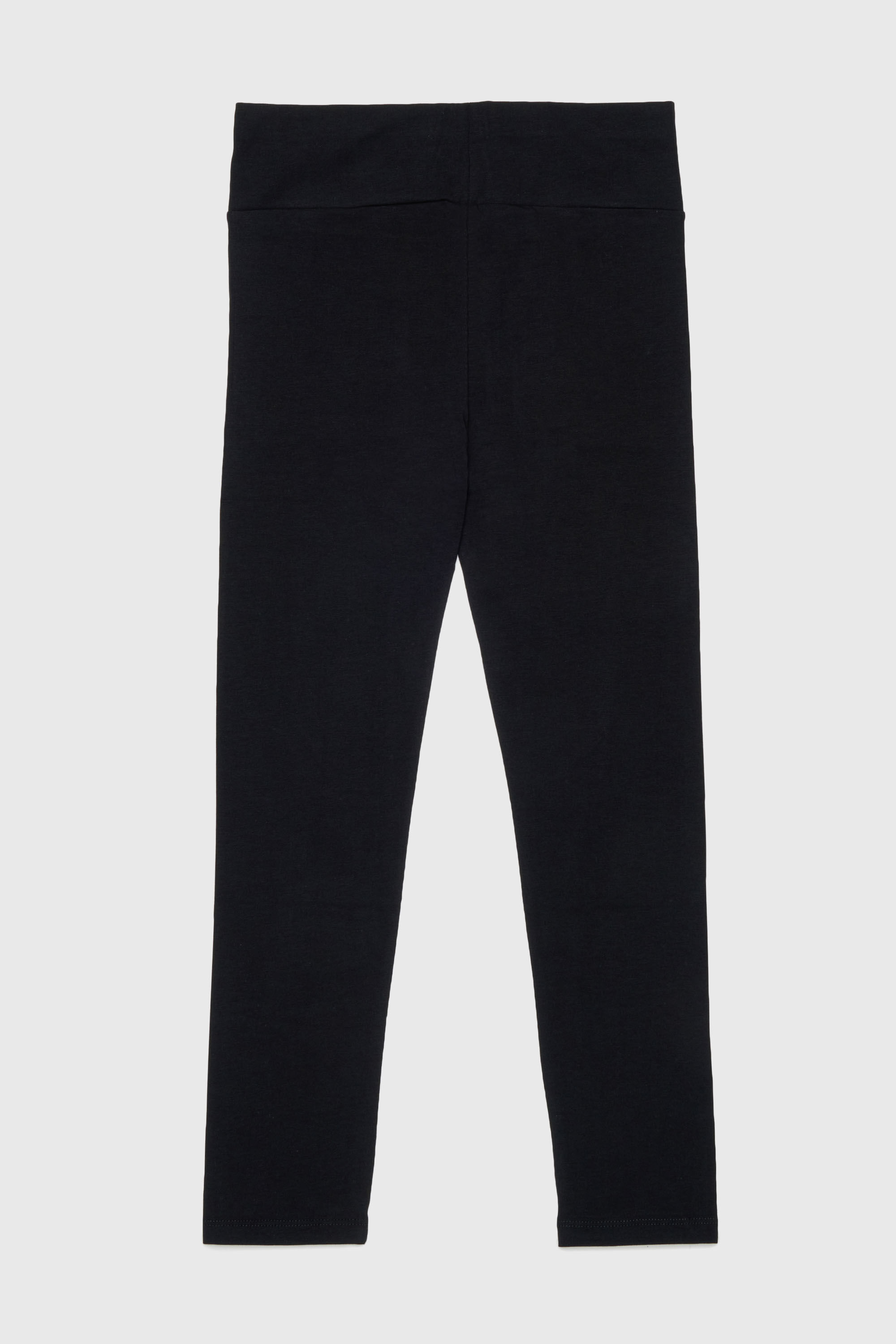 Diesel - PCEFY, Leggings de algod&oacute;n con logo recortado Mujer in Negro - 2