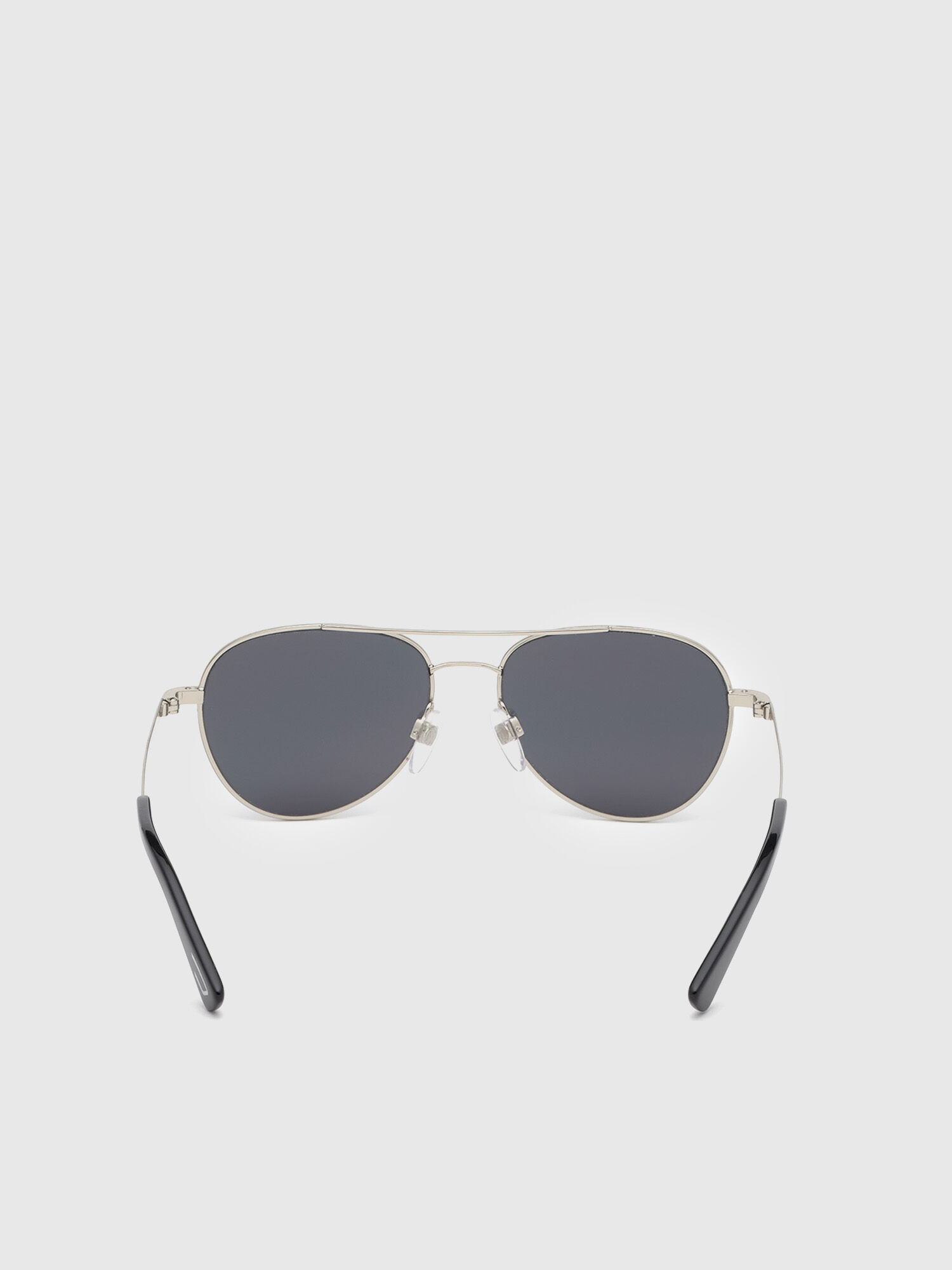 Diesel - DL0291, Gafas metálicas de forma piloto Unisex in Plateado - 4