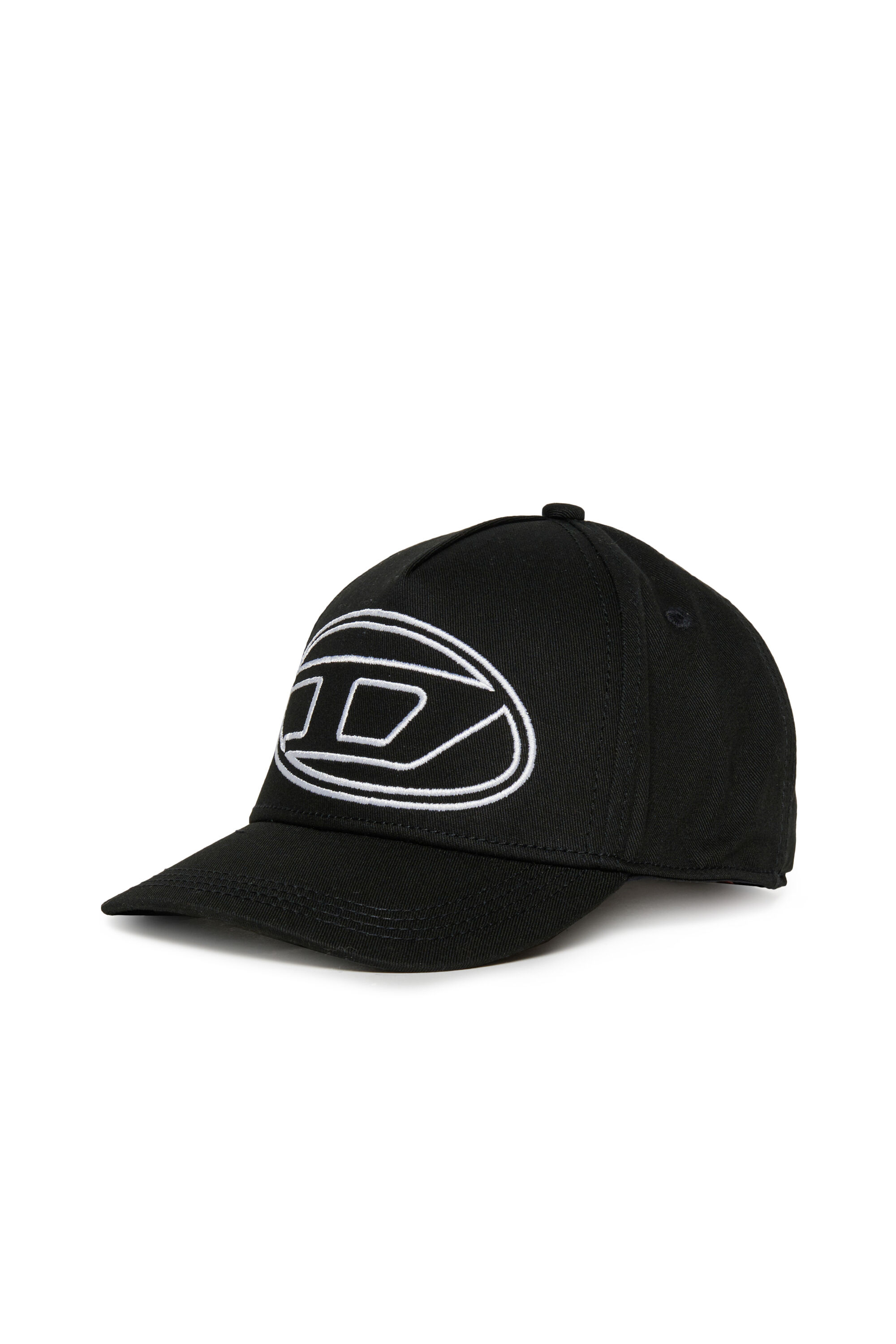 Diesel - FRENDIL, Gorra de béisbol con bordado Oval D Hombre in Negro - 1
