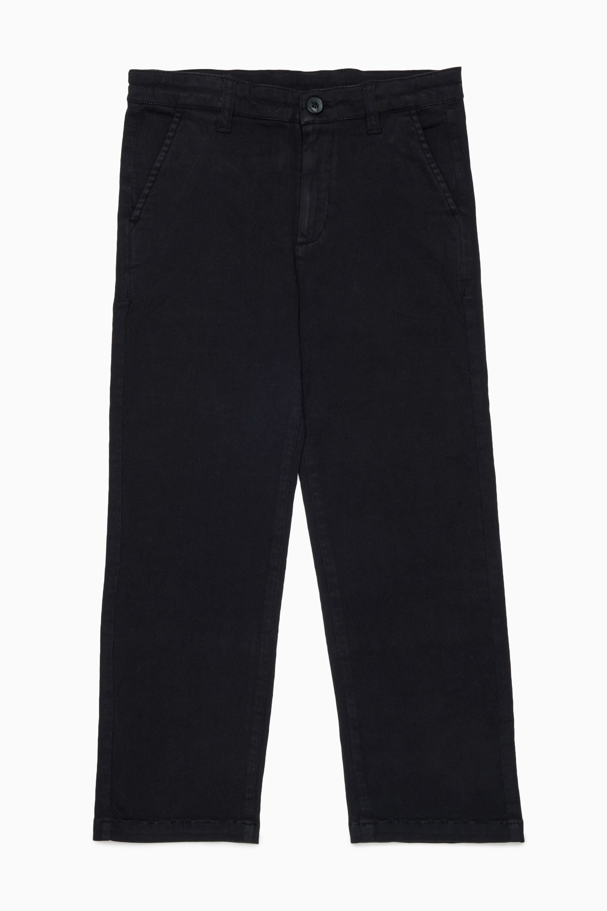 Diesel - PTIMO, Pantal&oacute;n chino de algod&oacute;n stretch Hombre in Negro - 1