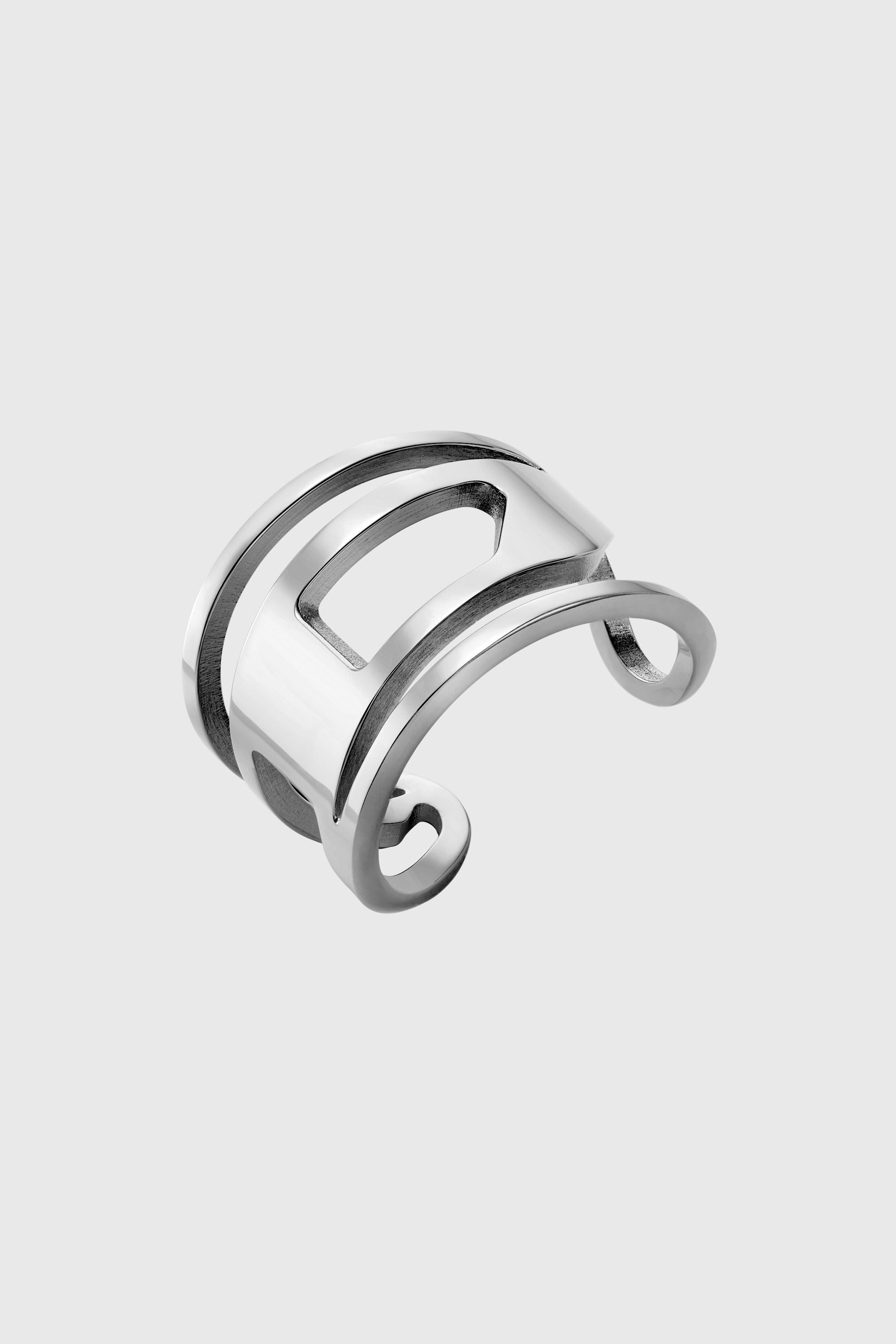 Diesel - DX1548040 JEWEL, Anillo de acero inoxidable Unisex in Plateado - 1