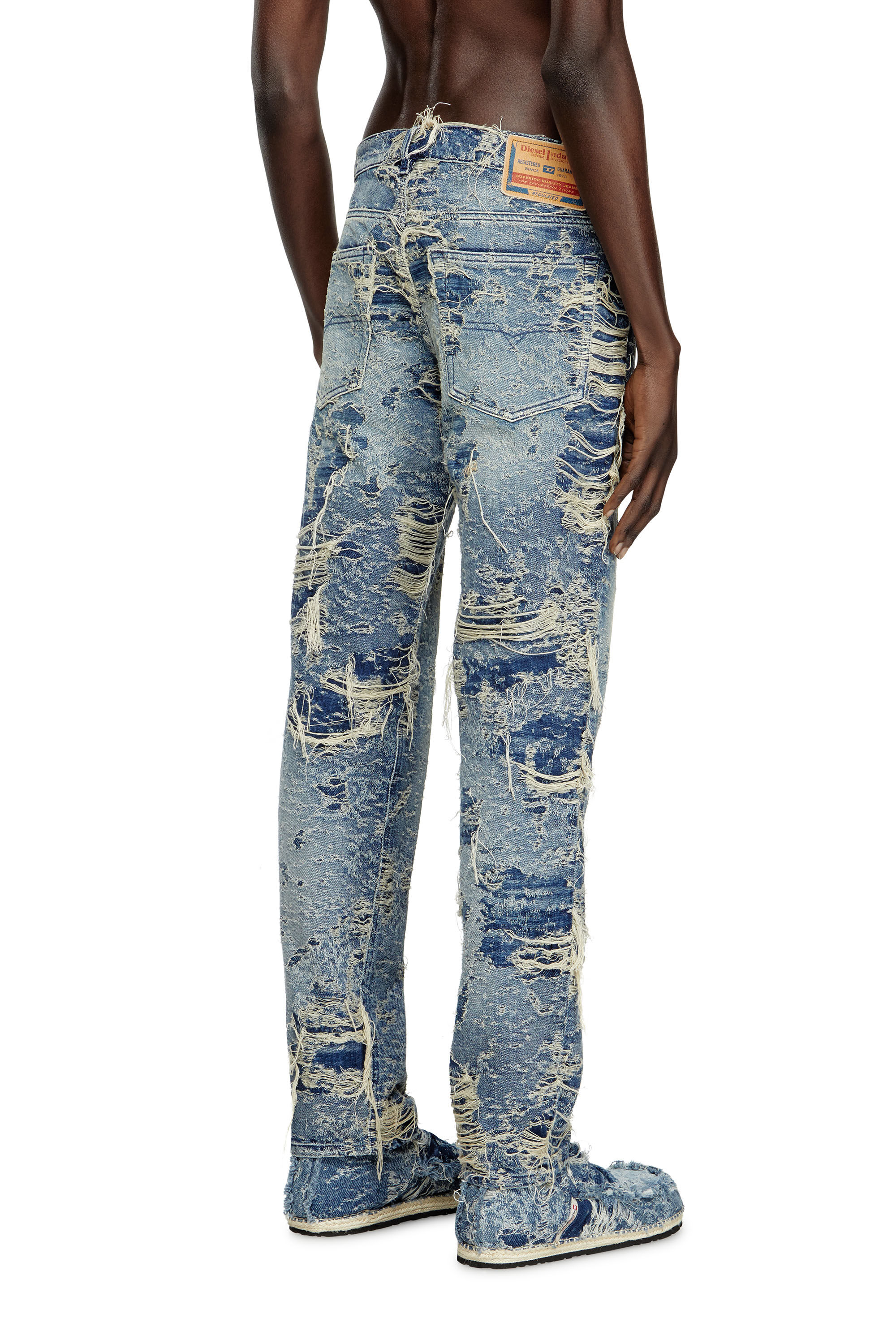 Diesel - Regular Jeans 2023 D-Finitive 09M04 Hombre, Azul medio - 4