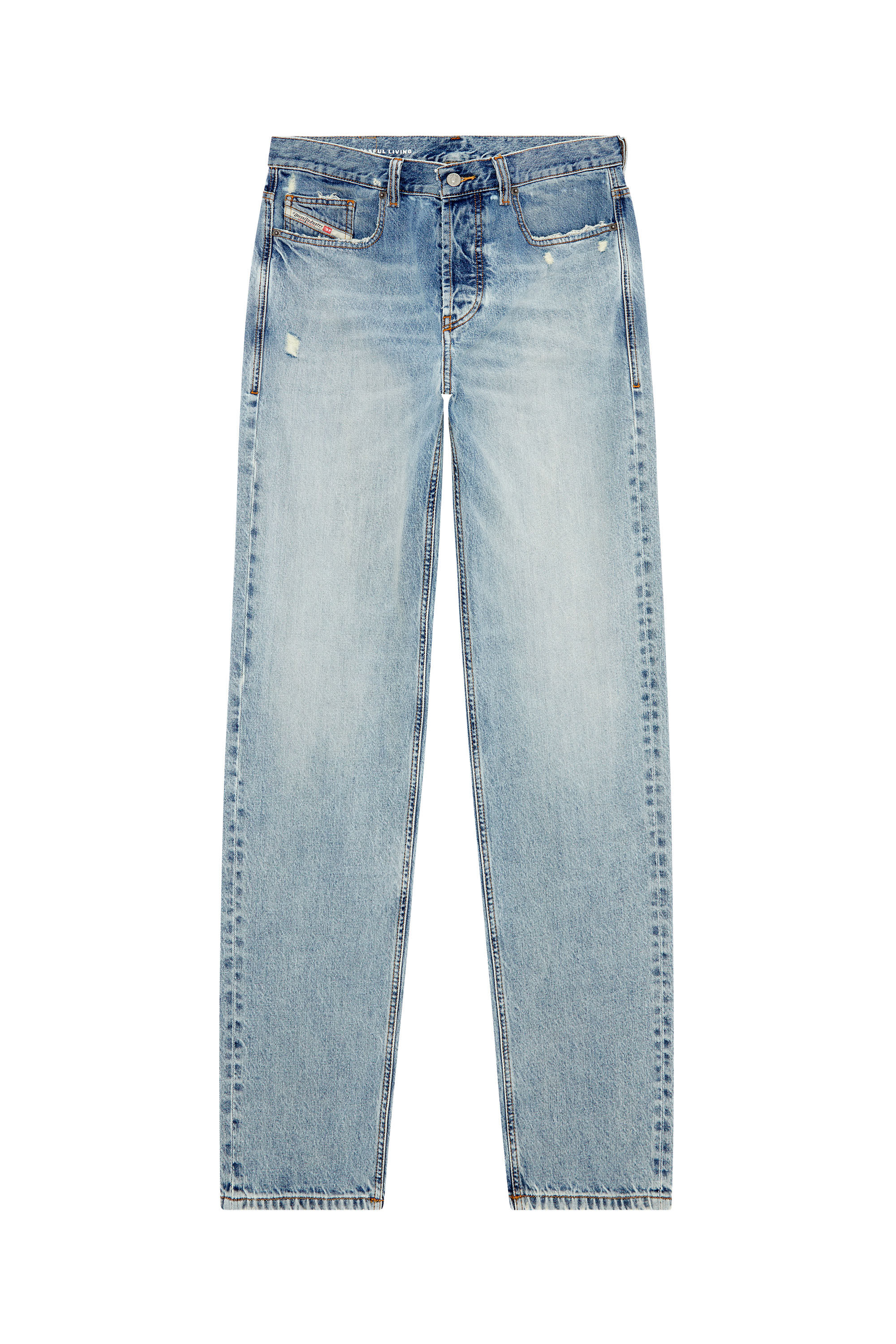 Diesel - Straight Jeans 2010 D-Macs 09H97, Hombre Straight Jeans - 2010 D-Macs in Azul marino - Image 1