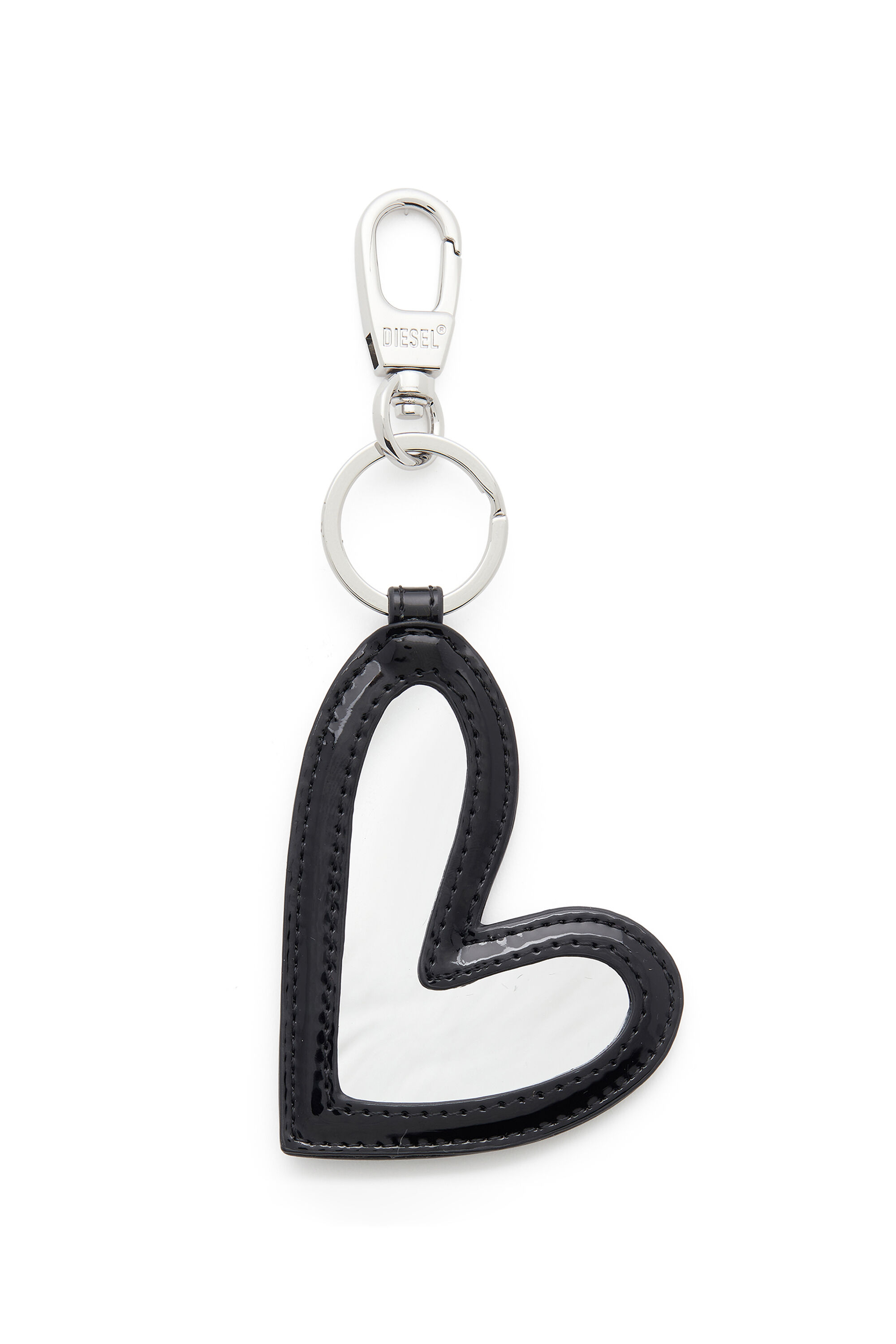 Diesel - PLAY HEART MIRROR, Colgante en forma de coraz&oacute;n con acabado brillante Mujer in Negro - 2