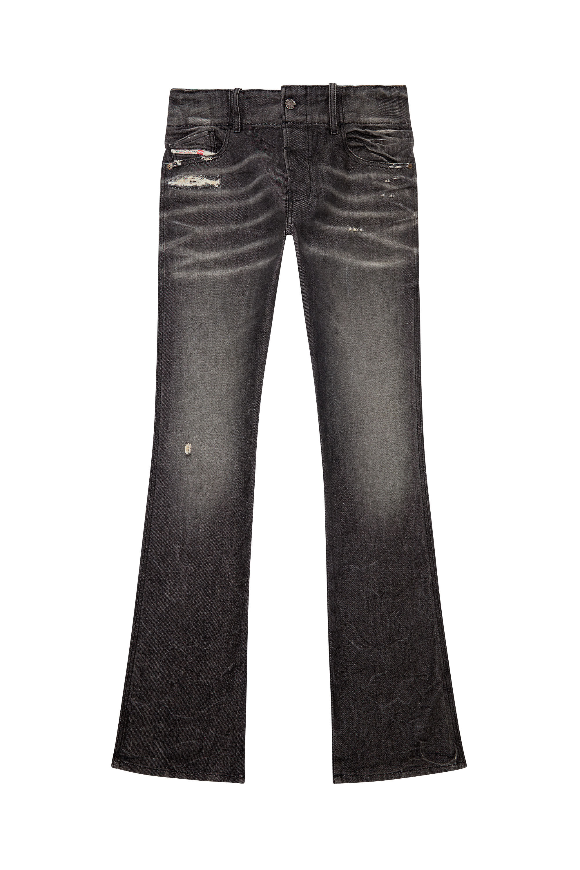 Diesel - Bootcut Jeans D-Backler 09H51, Negro/Gris oscuro - Image 2
