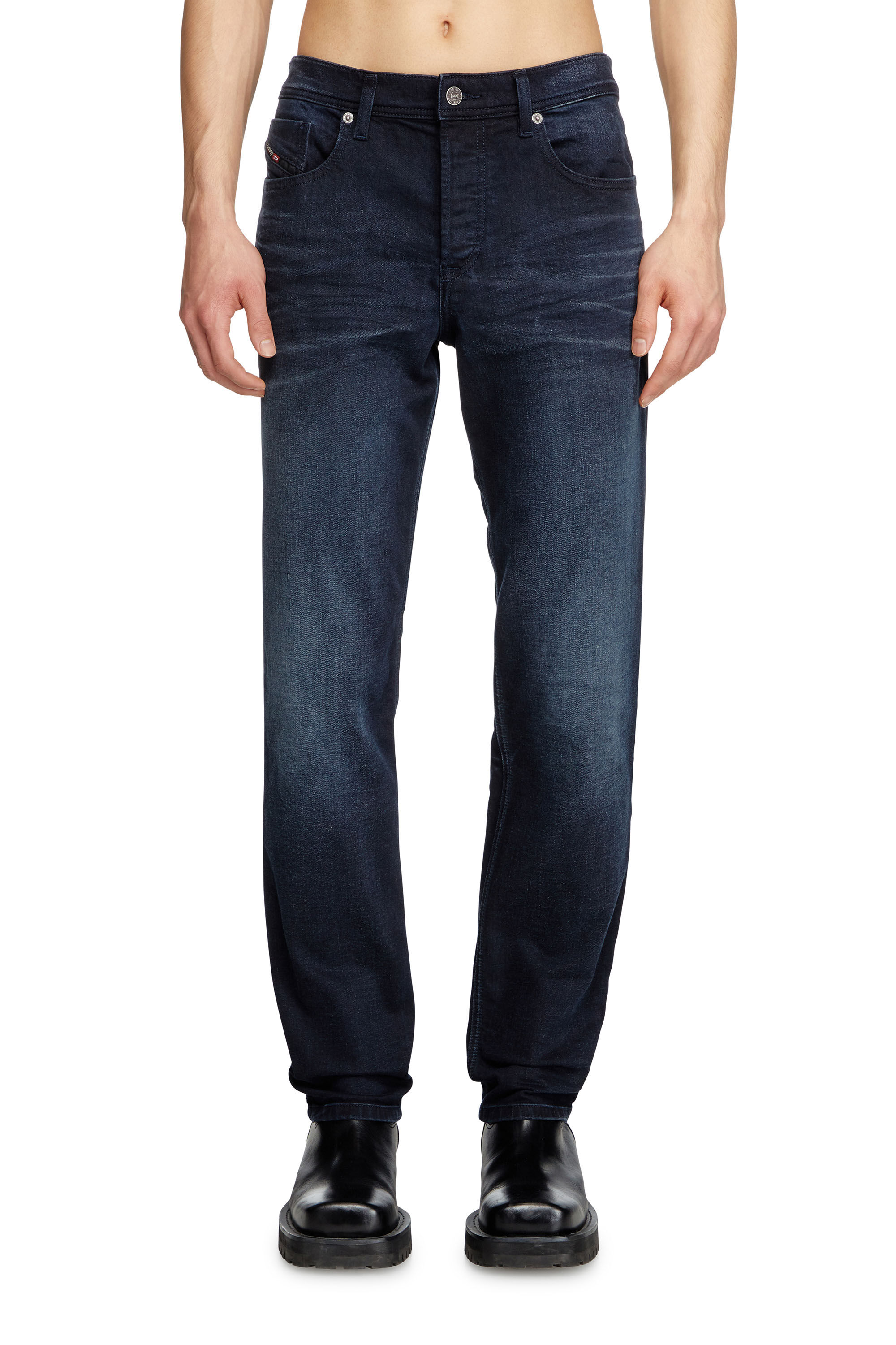 Diesel - Regular Jeans 2023 D-Finitive 0BMBX Hombre, Azul Oscuro - 3
