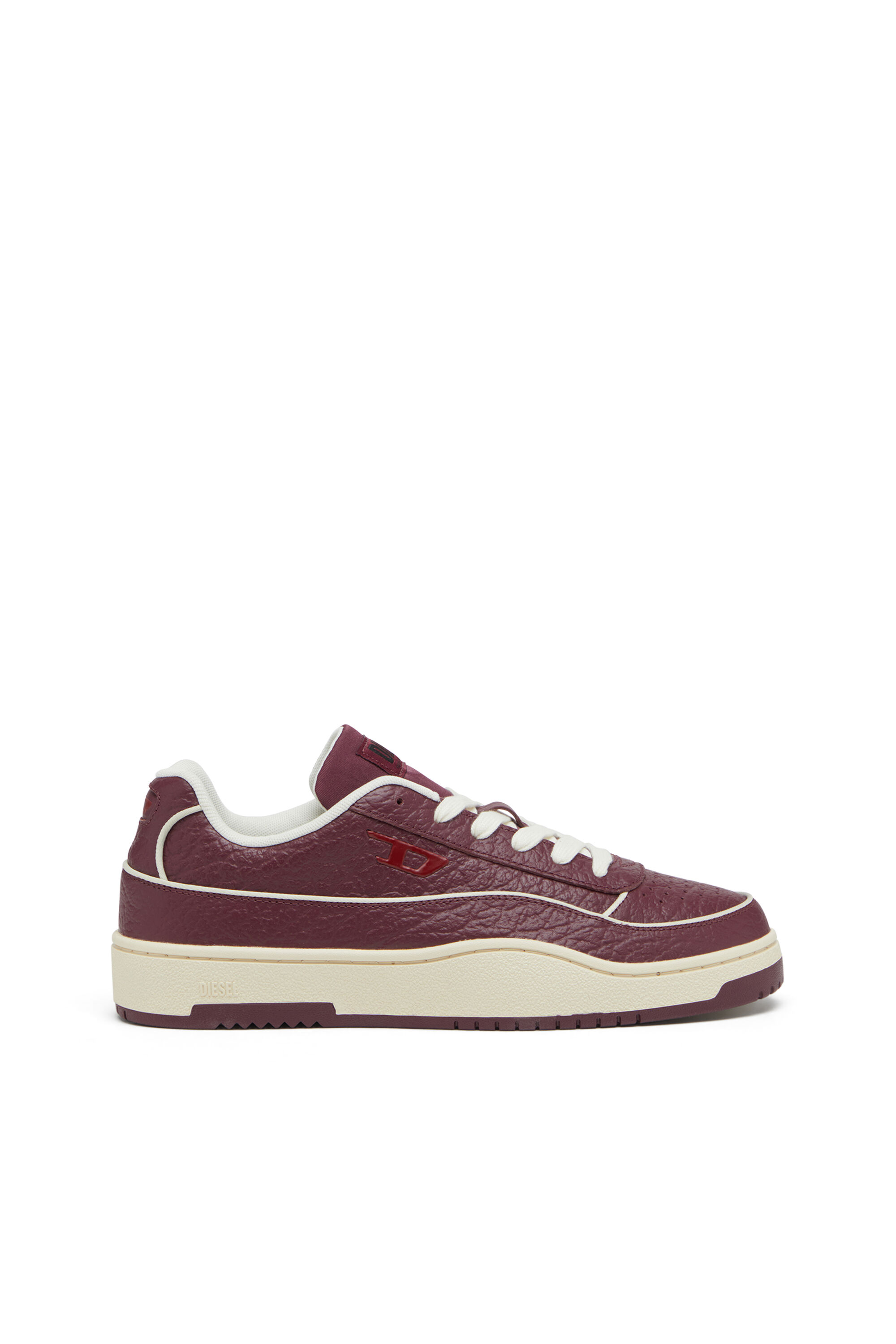 Diesel - S-TRACKER-D LOW, S-Tracker-D-Deportivas de cuero texturizado Hombre in Rojo - 1