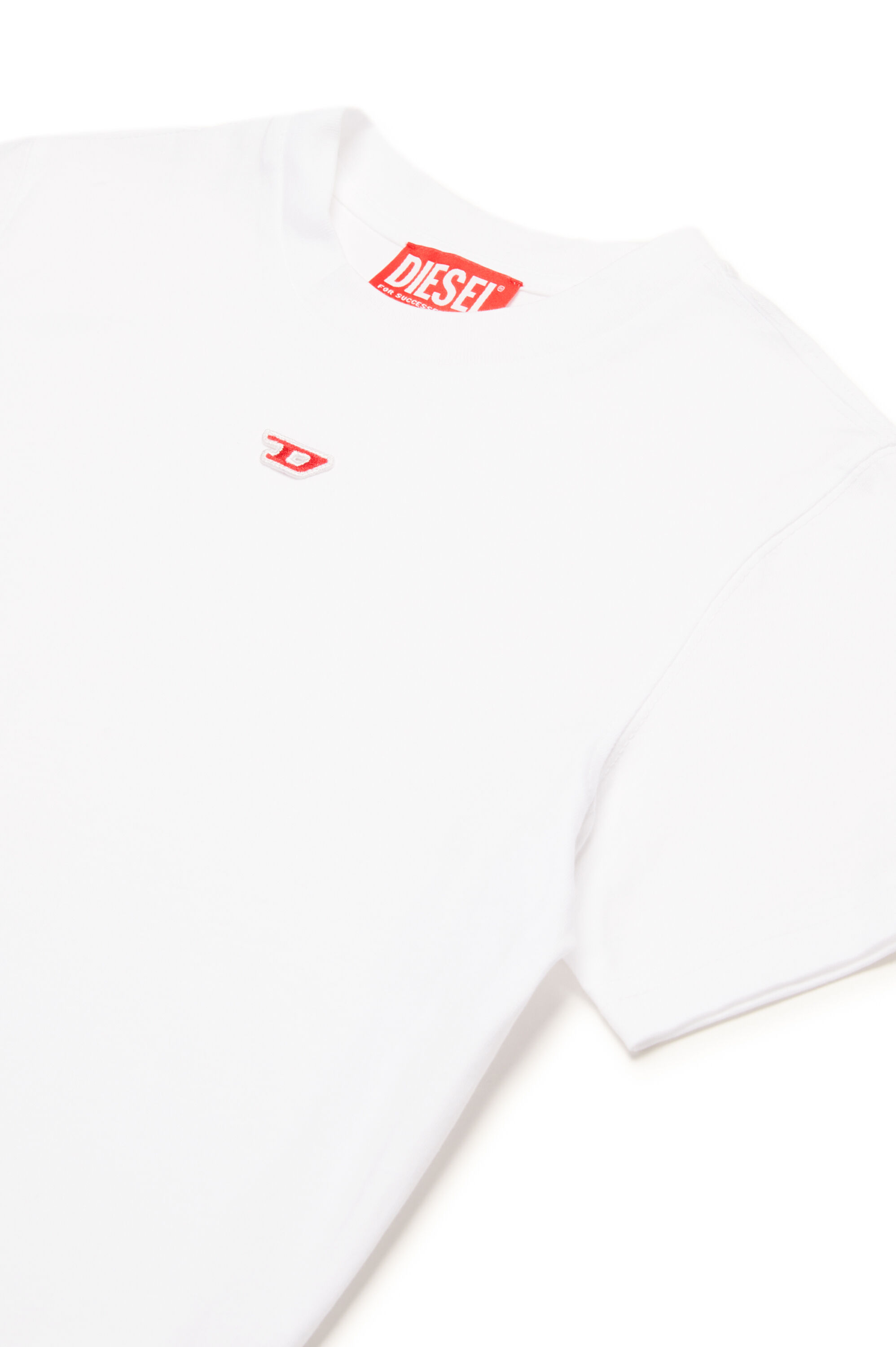 Diesel - TDIEGORD, Camiseta con logotipo de la letra D Unisex in Blanco - 3