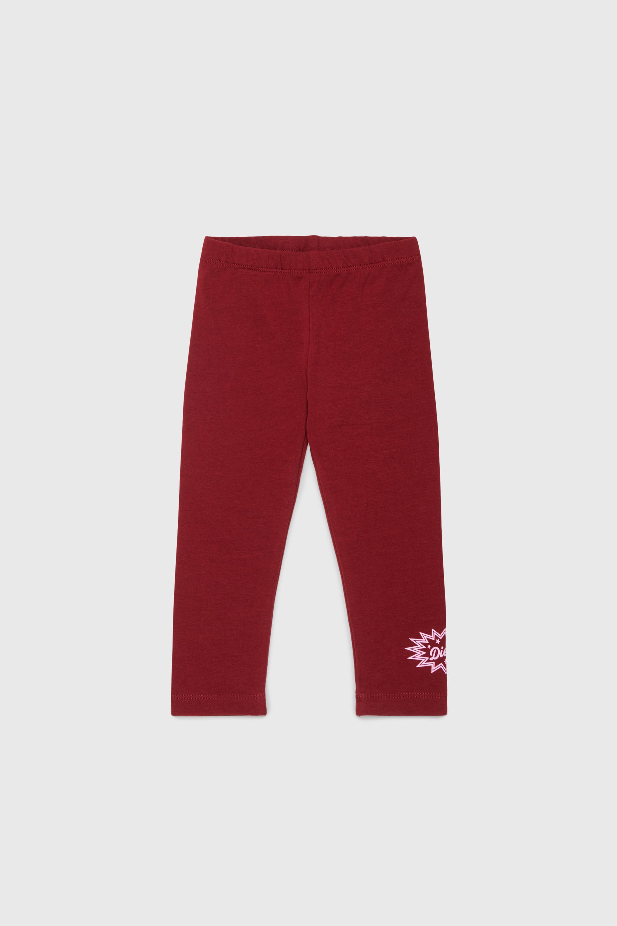 Diesel - PFUMB, Leggings con estampado de logo en forma de estrella Mujer in Rojo - 1