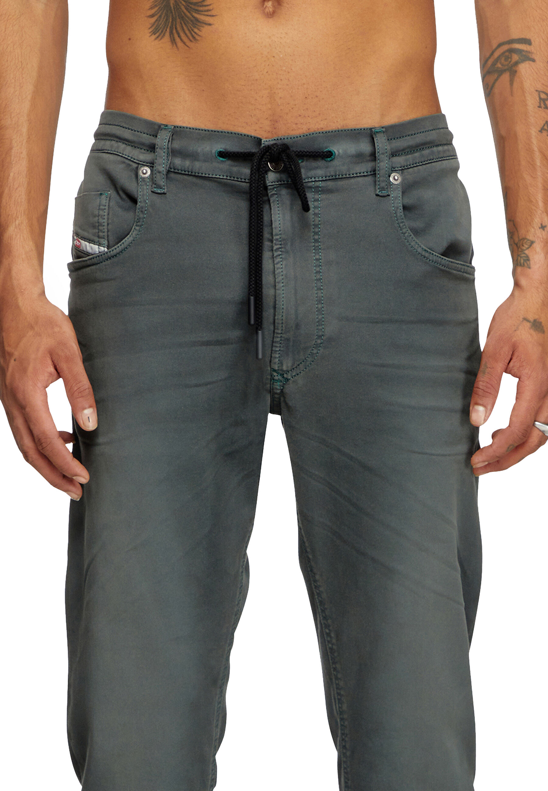 Diesel - Regular 2032 D-Krooley Joggjeans&reg; 0670M Hombre, Gris - 5