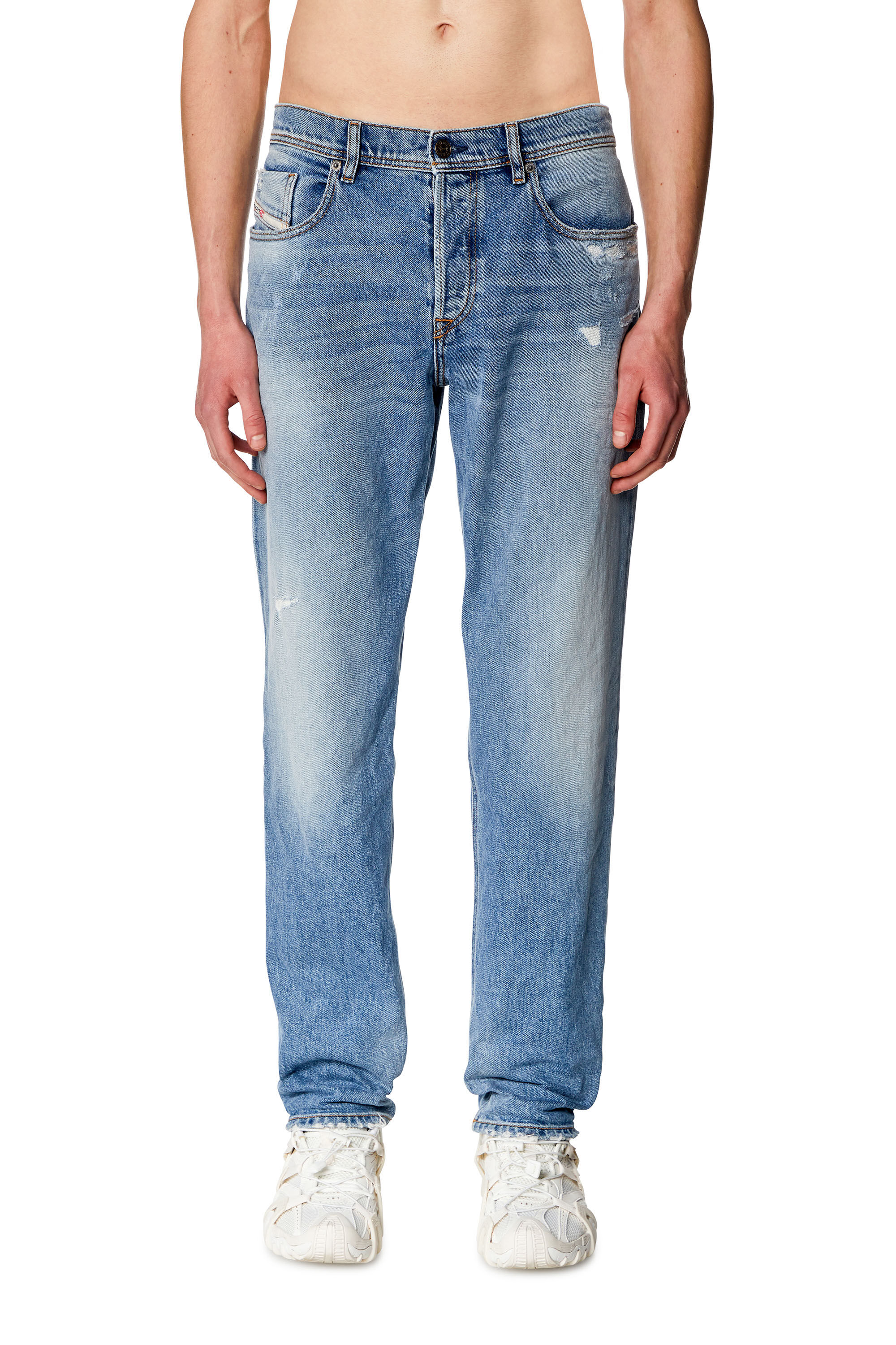 Diesel - Tapered Jeans 2023 D-Finitive 09H46, Azul Claro - Image 3