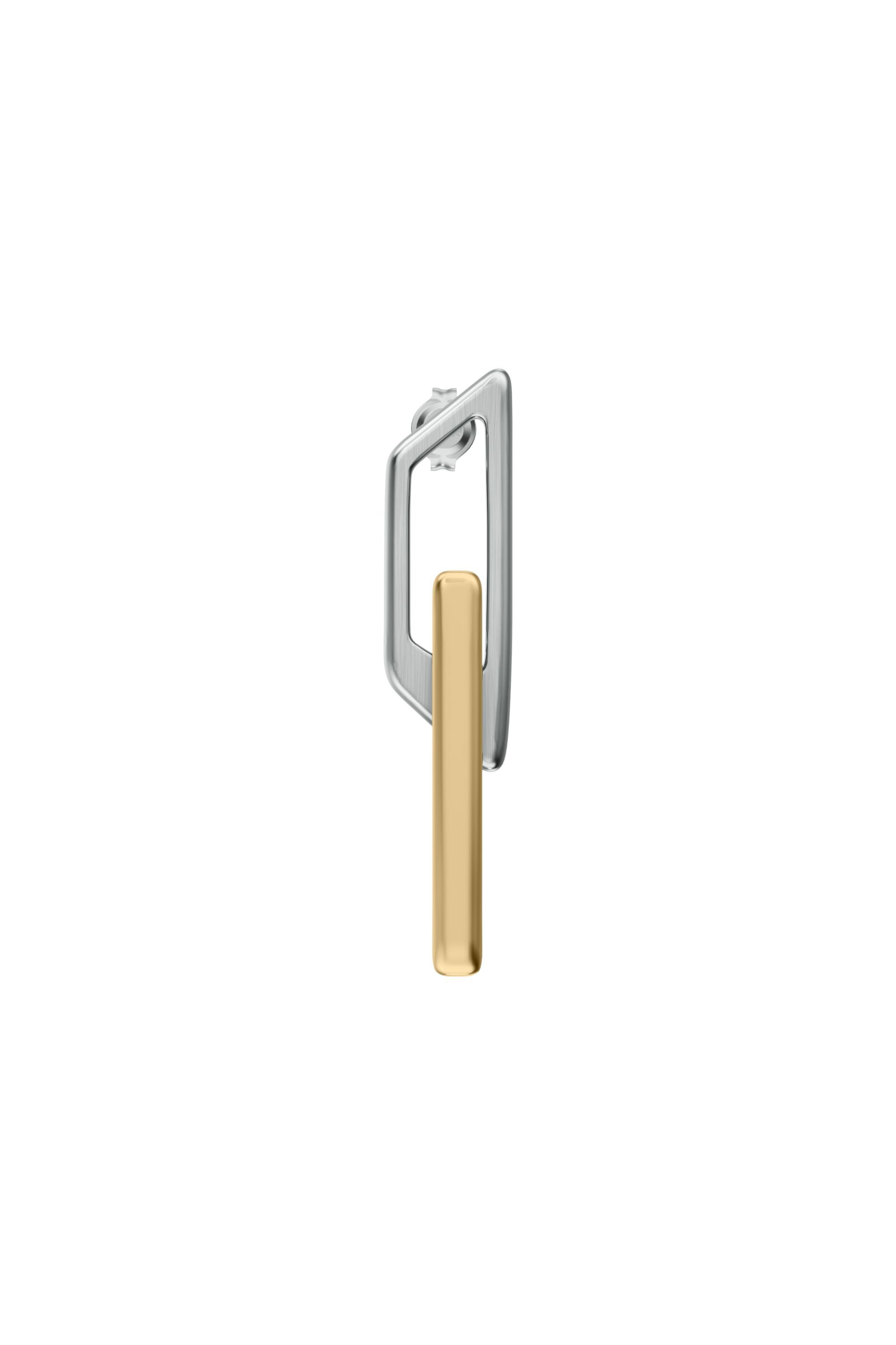 Diesel - DX1685931  JEWELLERY, Pendiente de aro de acero inoxidable Unisex in Plateado - 2