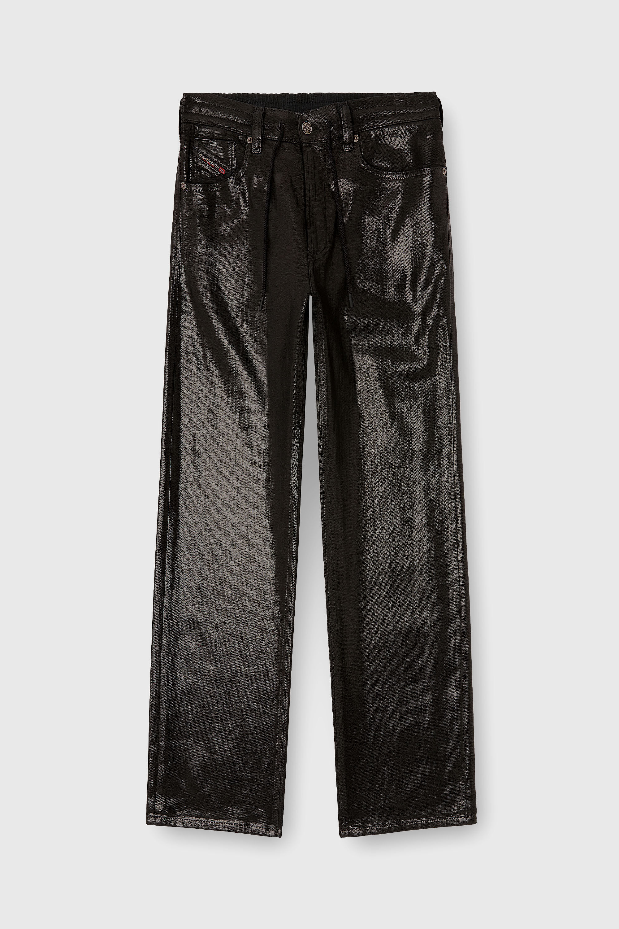 Diesel - Relaxed 2080 D-Reel Joggjeans&reg; 068VD Hombre, Negro/Gris oscuro - 4