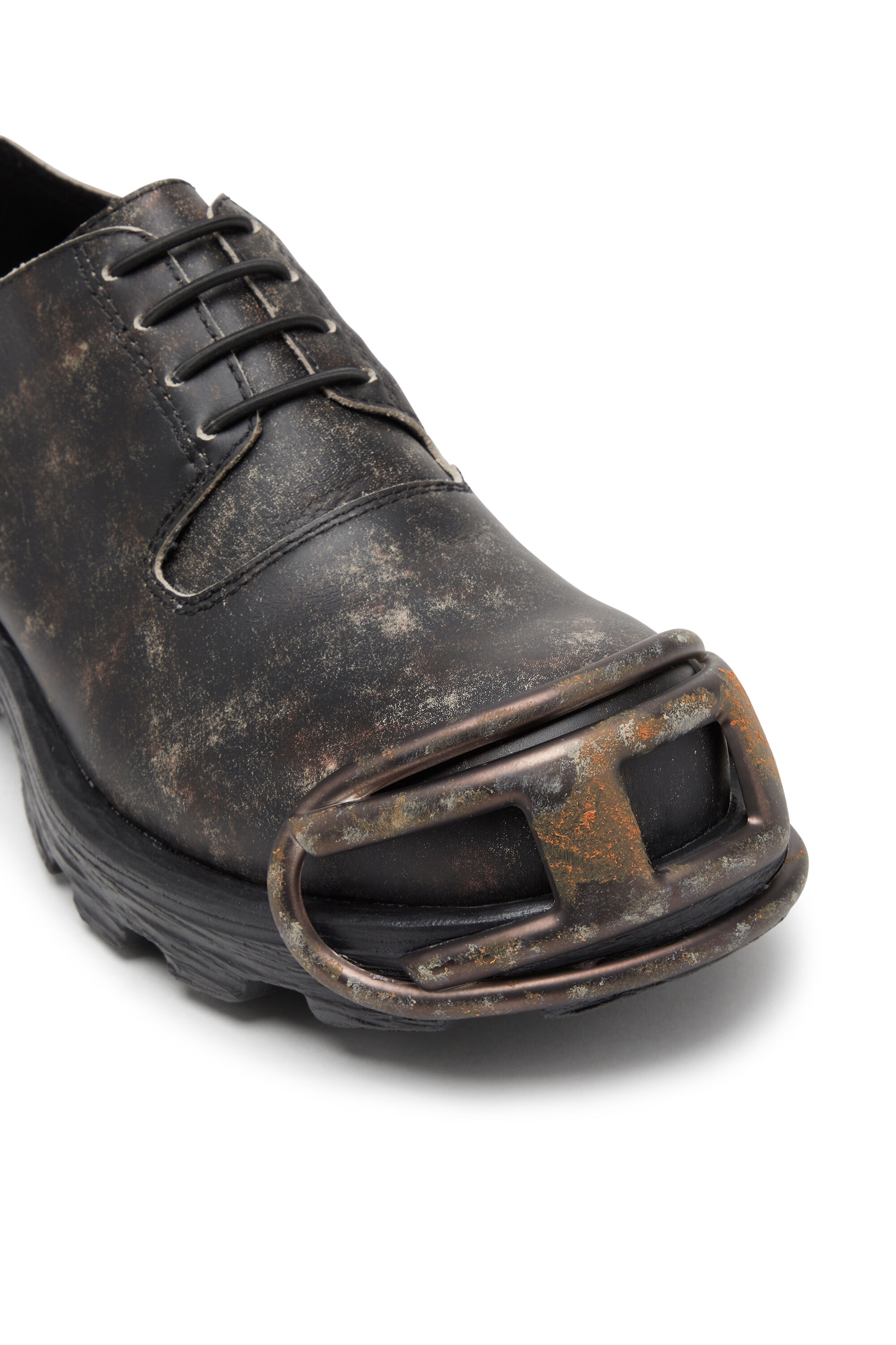 Diesel - D-HAMMER SO D, Hombre D-Hammer-Zapatos derby de cuero tratado in Marrón - Image 6