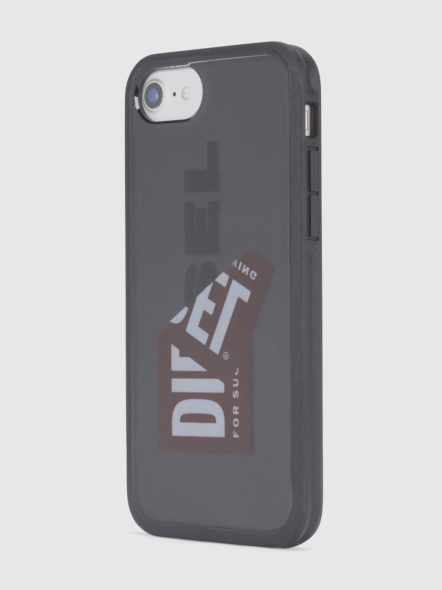 Diesel - STICKER IPHONE 8 PLUS/7 PLUS/6s PLUS/6 PLUS CASE, Funda con logo para iPhone 8 Plus/7 Plus/6s Plus/6 Plus Unisex in Negro - 5