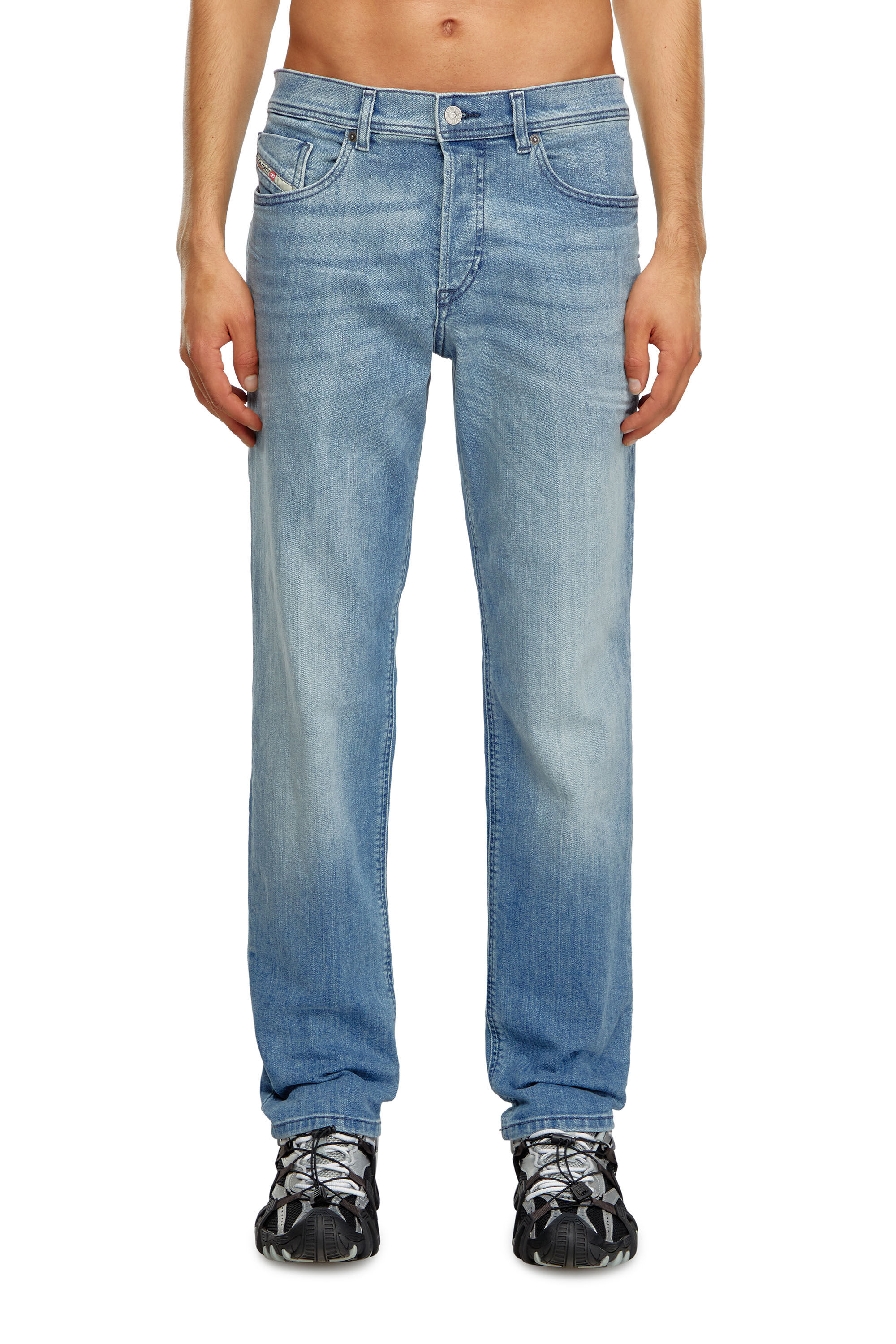 Diesel - Tapered Jeans 2023 D-Finitive 0GRDI, Azul Claro - Image 3