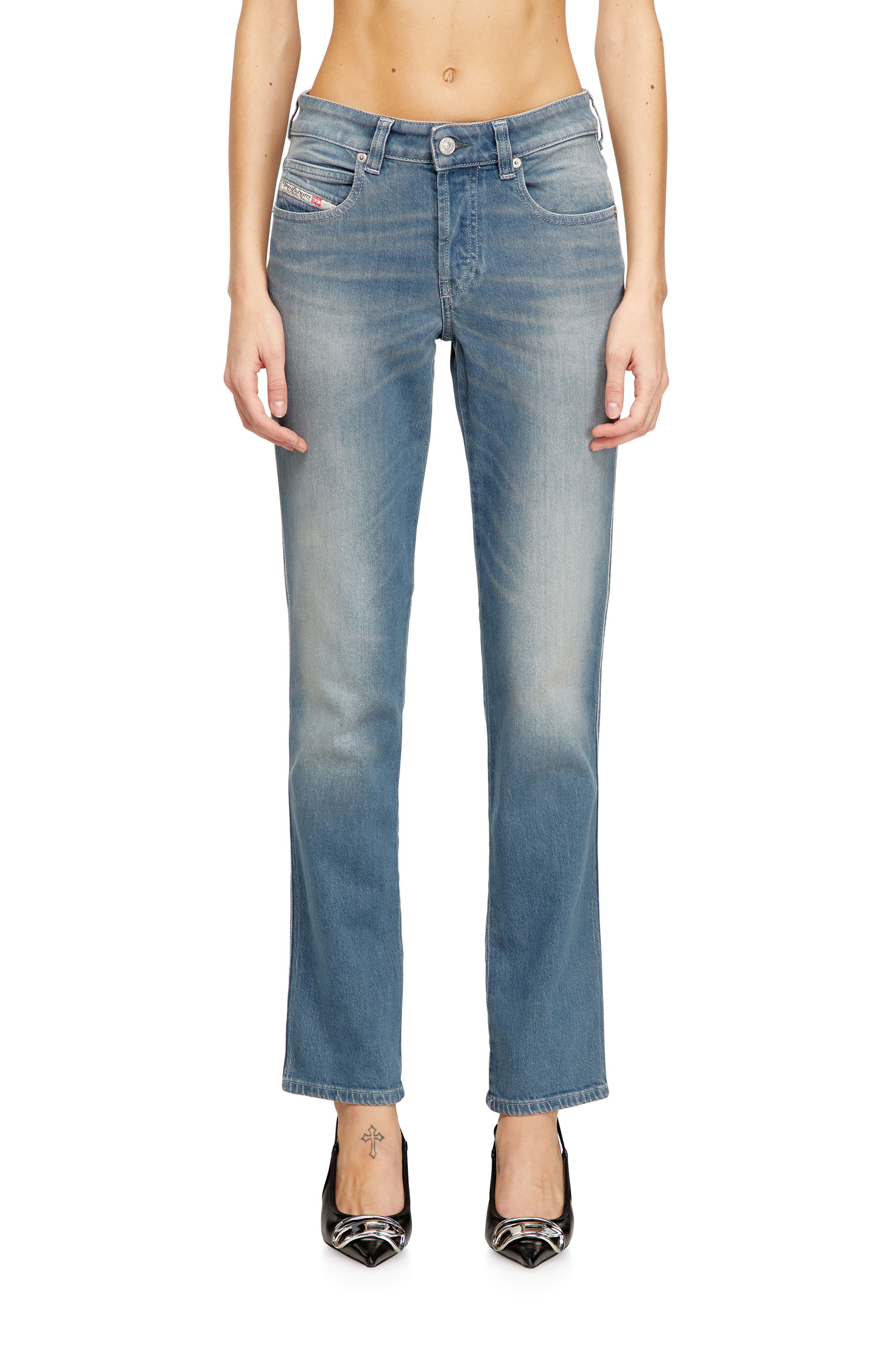 Diesel - Slim Jeans 1992 D-Jiann 09N75 Mujer, Azul medio - 2