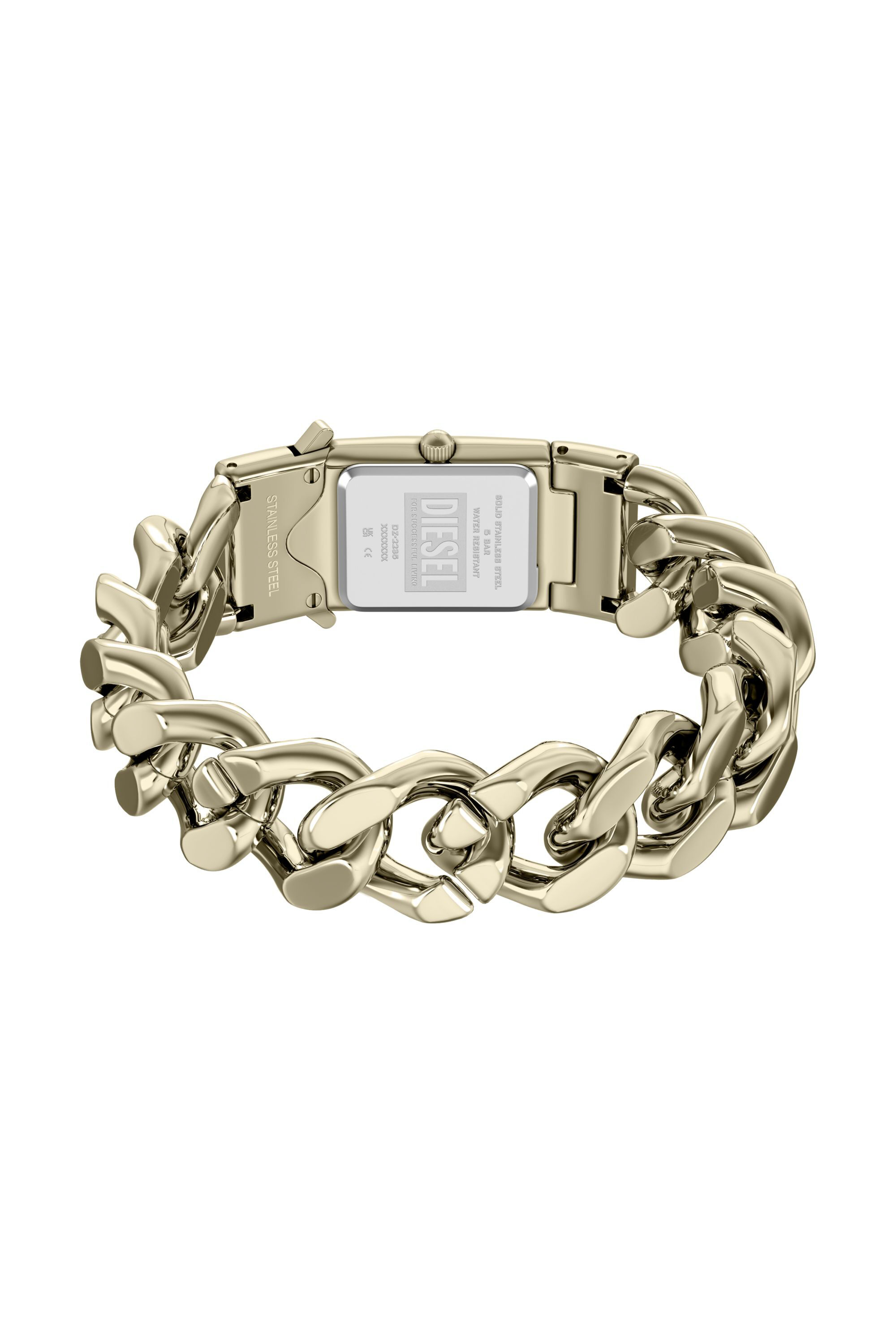 Diesel - DZ2235 WATCH, Reloj Closer de acero inoxidable con tono dorado Hombre in Dorado - 5