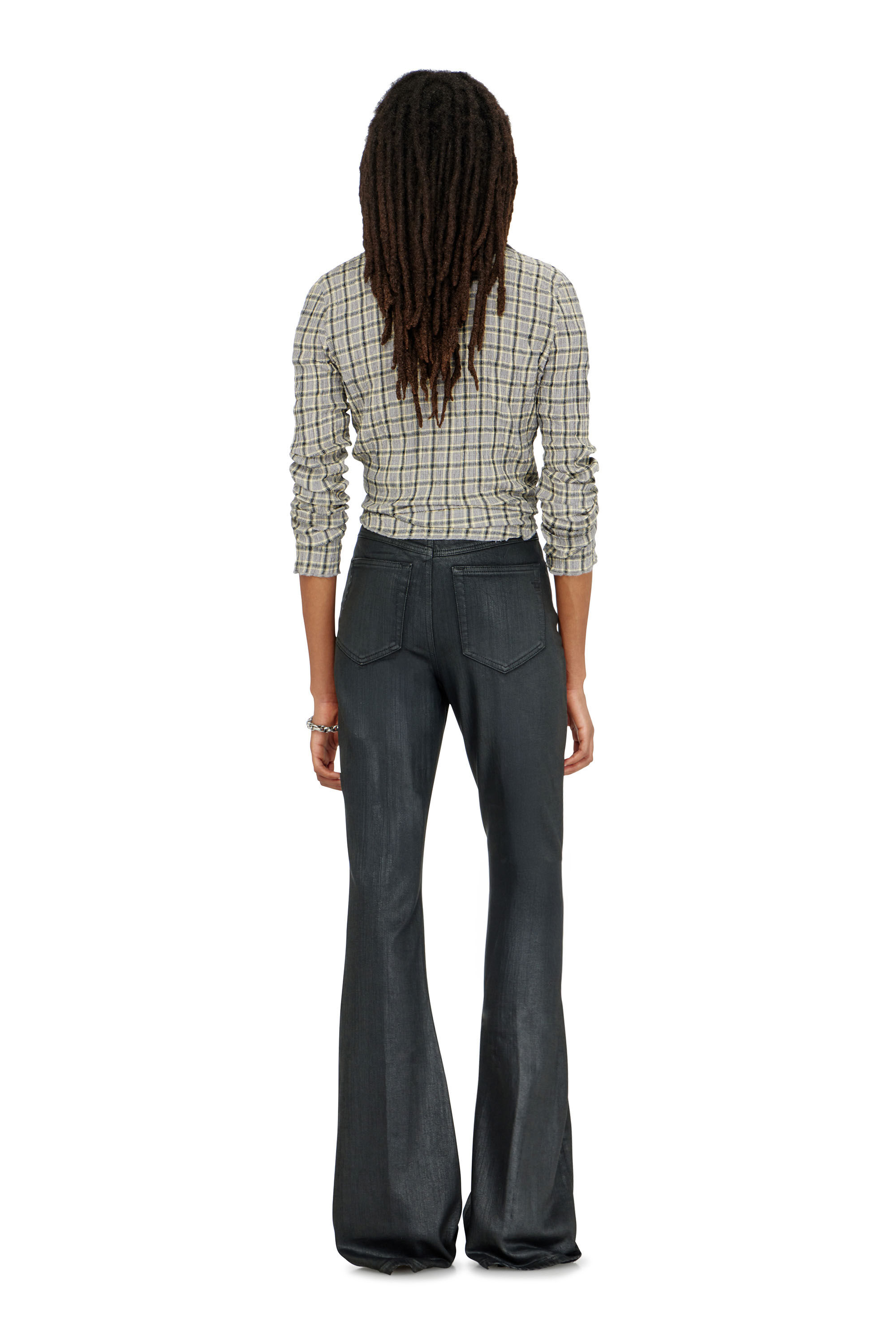 Diesel - Bootcut Jeans 1973 D-Partt 09P78 Mujer, Negro/Gris oscuro - 3