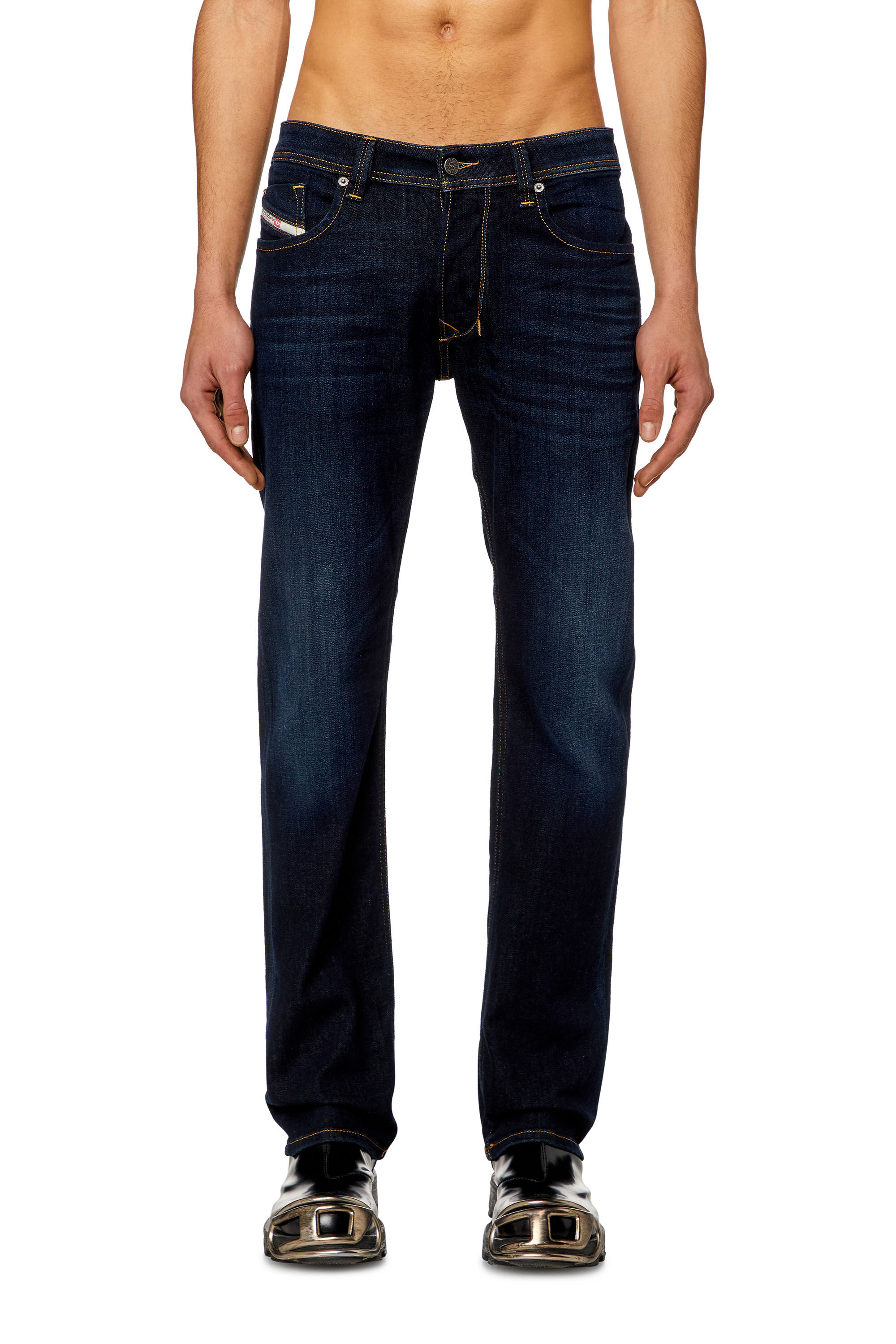 Diesel - Straight Jeans 1985 Larkee 009ZS, Azul Oscuro - Image 3