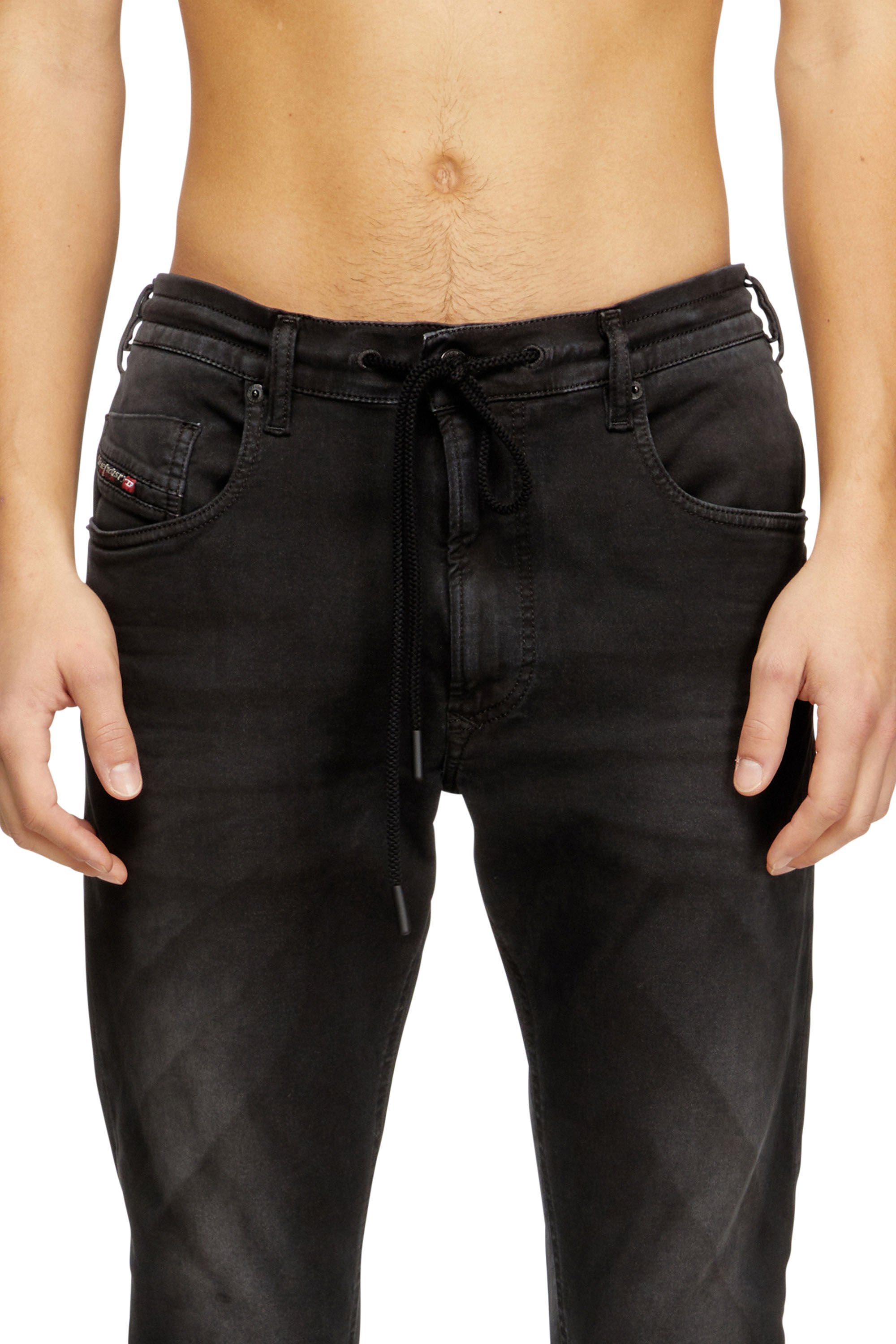 Diesel - Regular 2032 D-Krooley Joggjeans® 0670M Hombre, Negro - 5