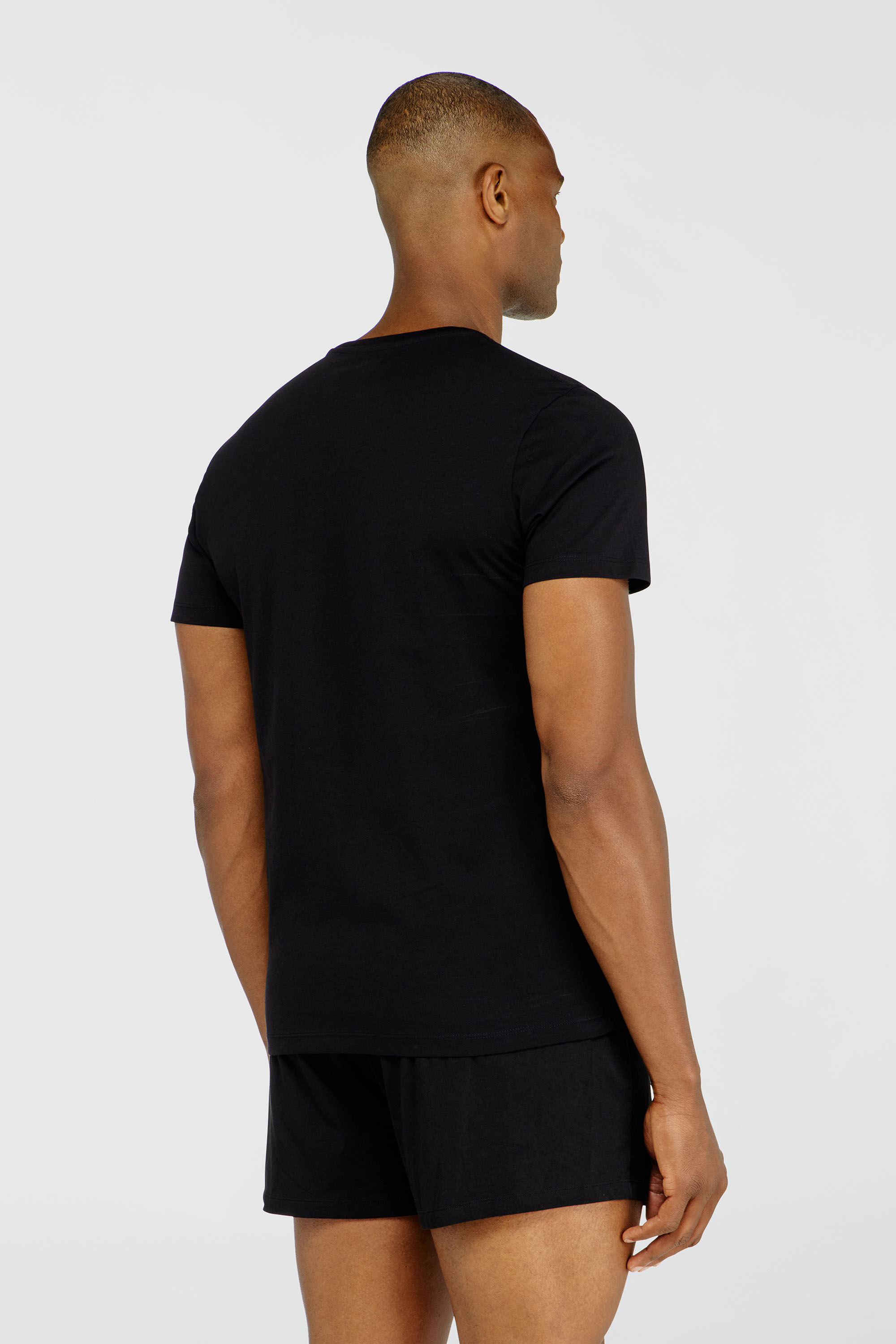 Diesel - RANDAL-D-CORE-3PACK, Pack de 3 camisetas de algod&oacute;n Hombre in Negro - 4